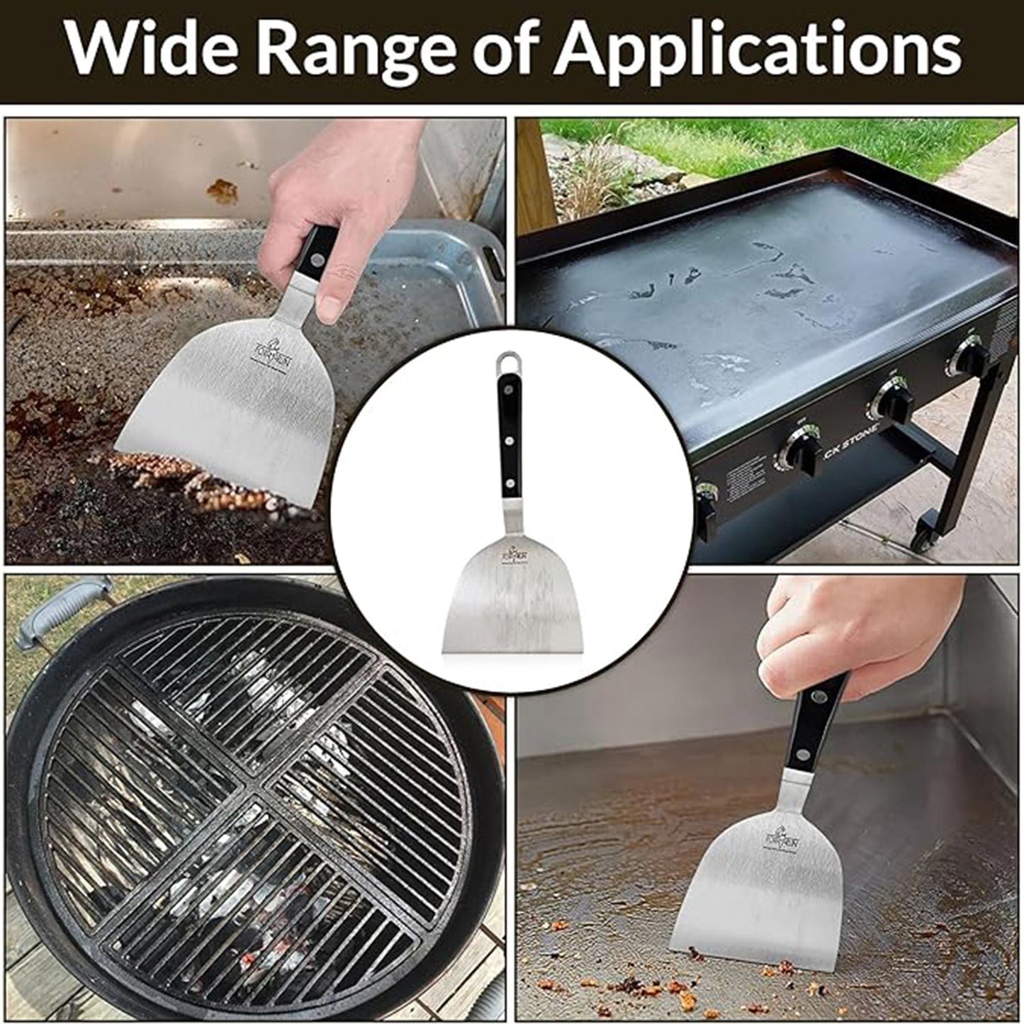 Fox Run Stainless Steel Griddle Scraper 6207