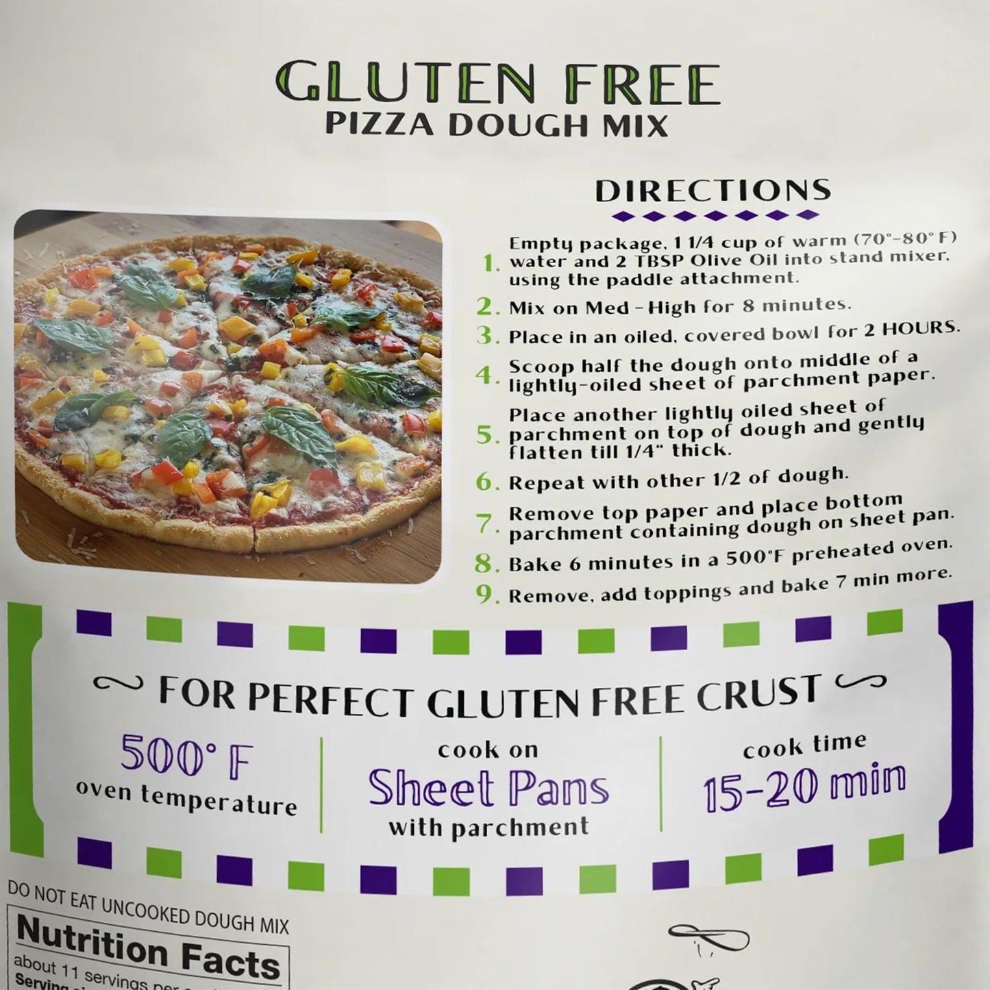 Urban Slicer Gluten Free Pizza Dough