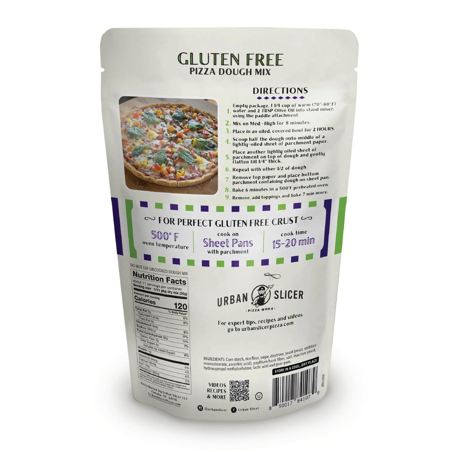 Urban Slicer Gluten Free Pizza Dough