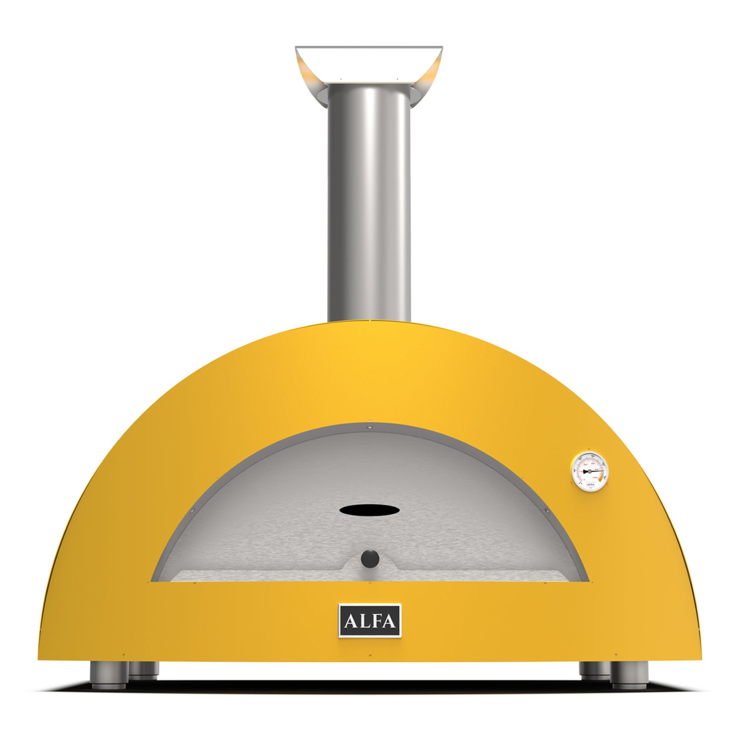 Alfa Moderno 3 Pizze Gas Pizza Oven - Fire Yellow - FXMD-3P-MGIA-U