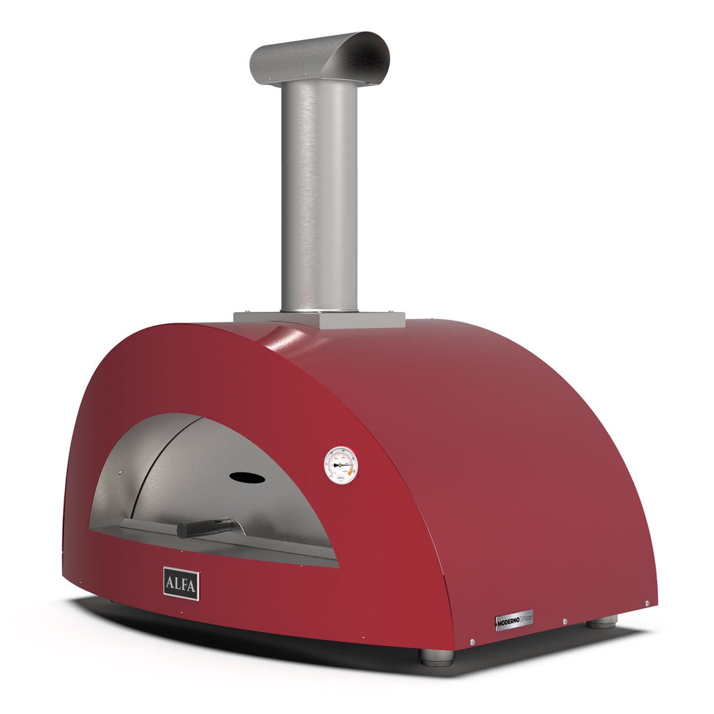 Alfa Moderno 3 Pizze Wood-Fired Pizza Oven (Wood Fuel)