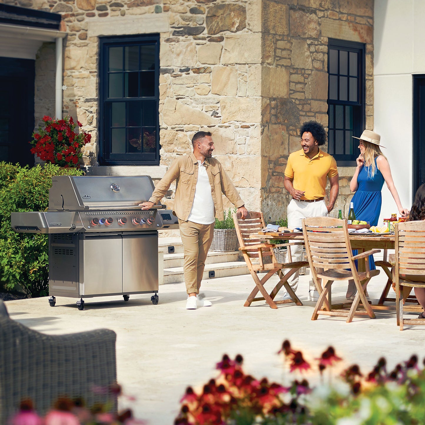 Napoleon Prestige 665 Connected RSIB w/ Infrared Side and Rear Burner (Stainless Steel) 7-Burner w/ WiFi & Bluetooth