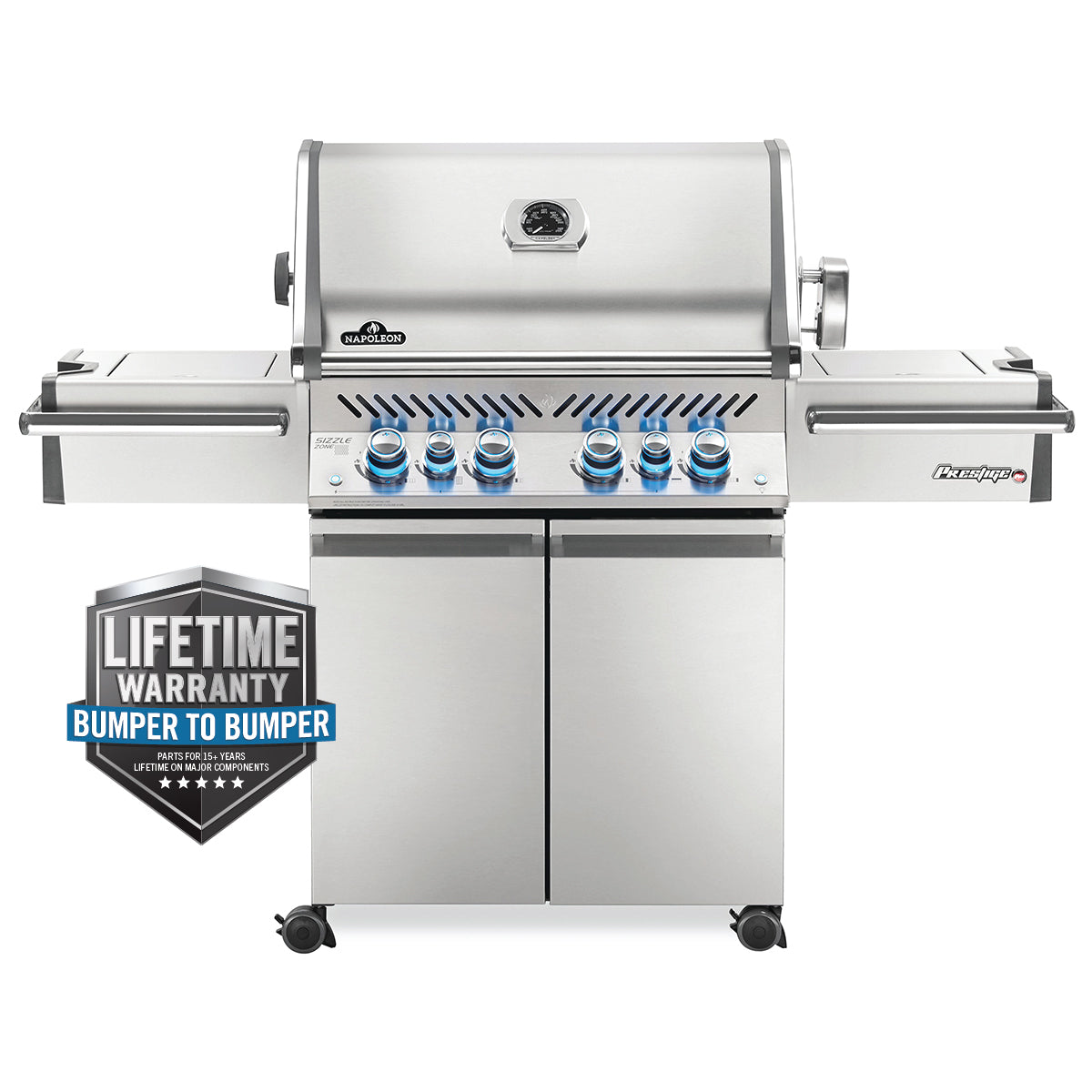 Napoleon Prestige PRO 500 LP Gas Grill (Stainless Steel) PRO500RSIBPSS-3