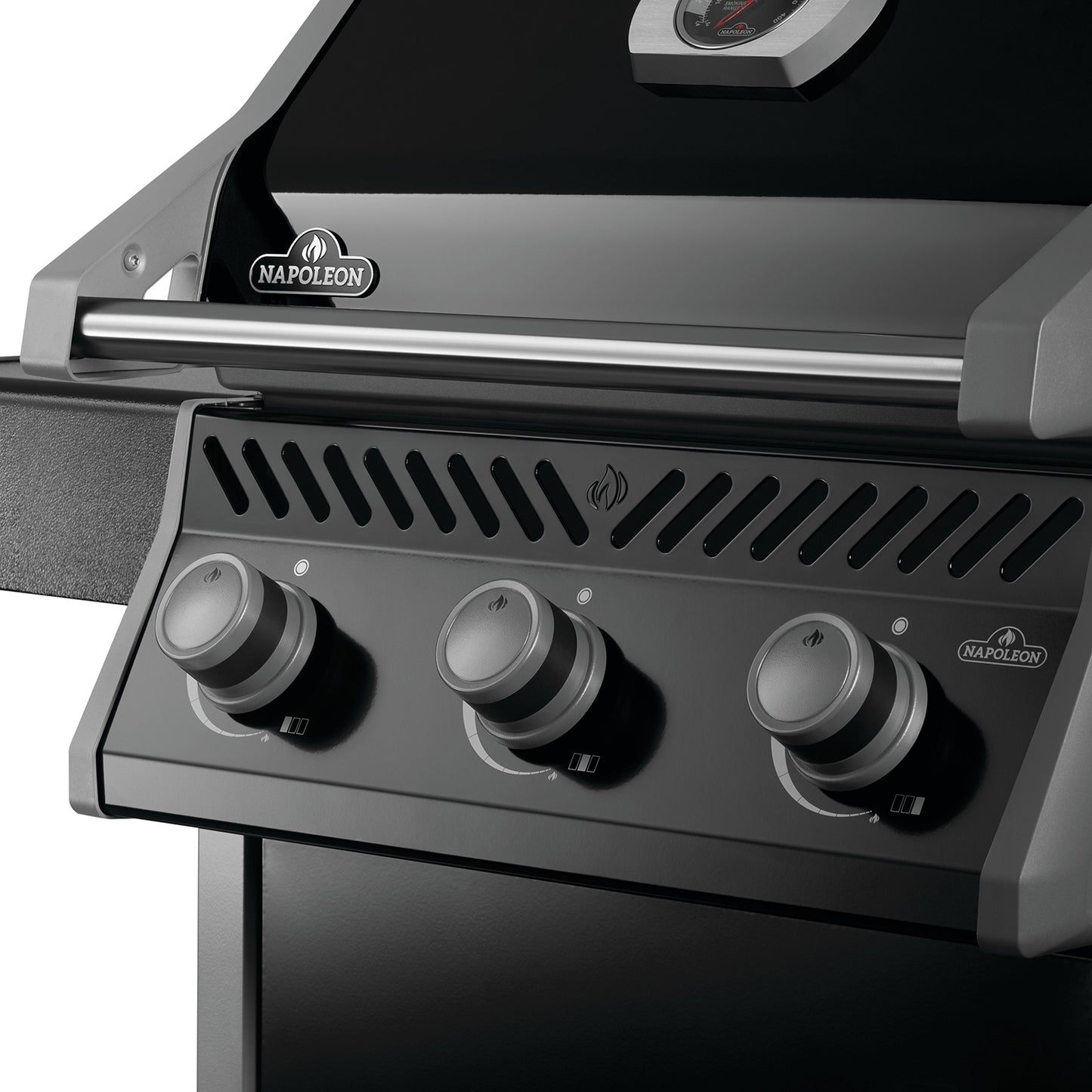 Napoleon Rogue 425 Gas BBQ Grill (Black) w/ Stainless Steel Grids 3-Burner