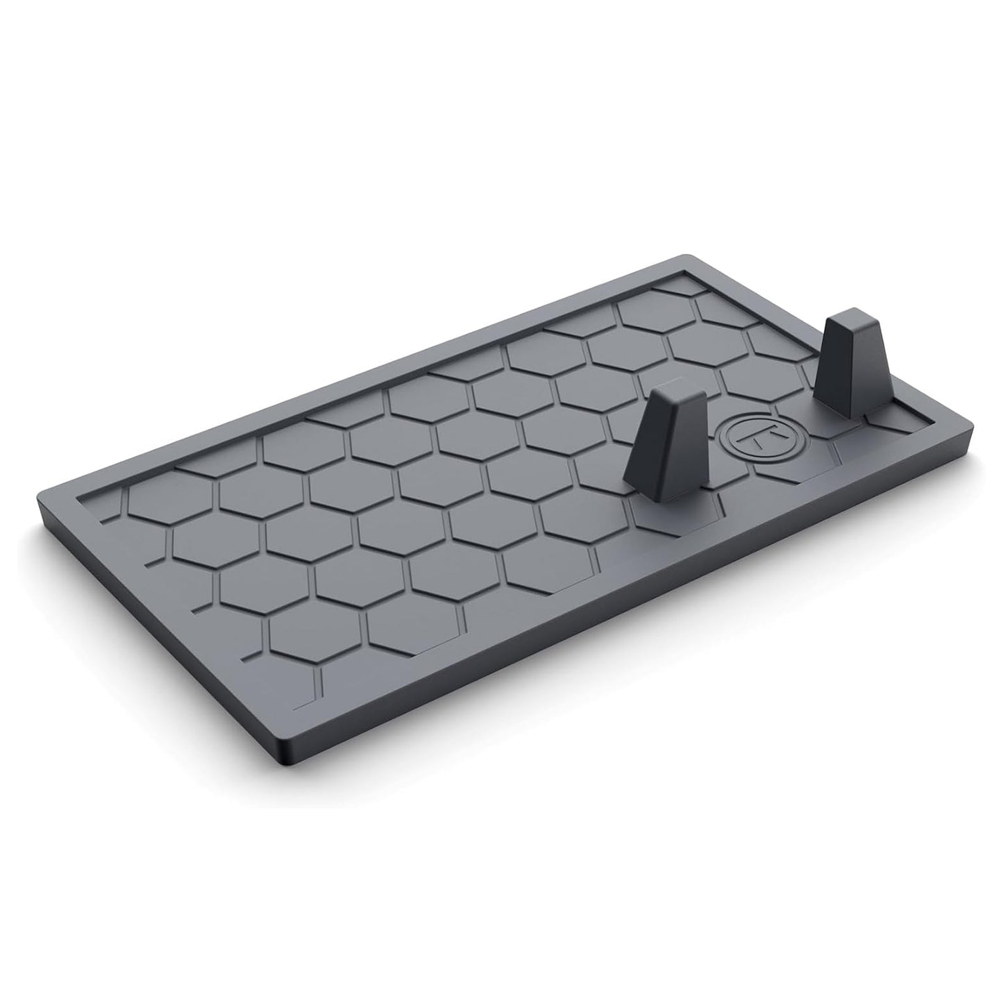 Outset Silicone Grill Mat & Utensil Holder - 9.5" Black 76652