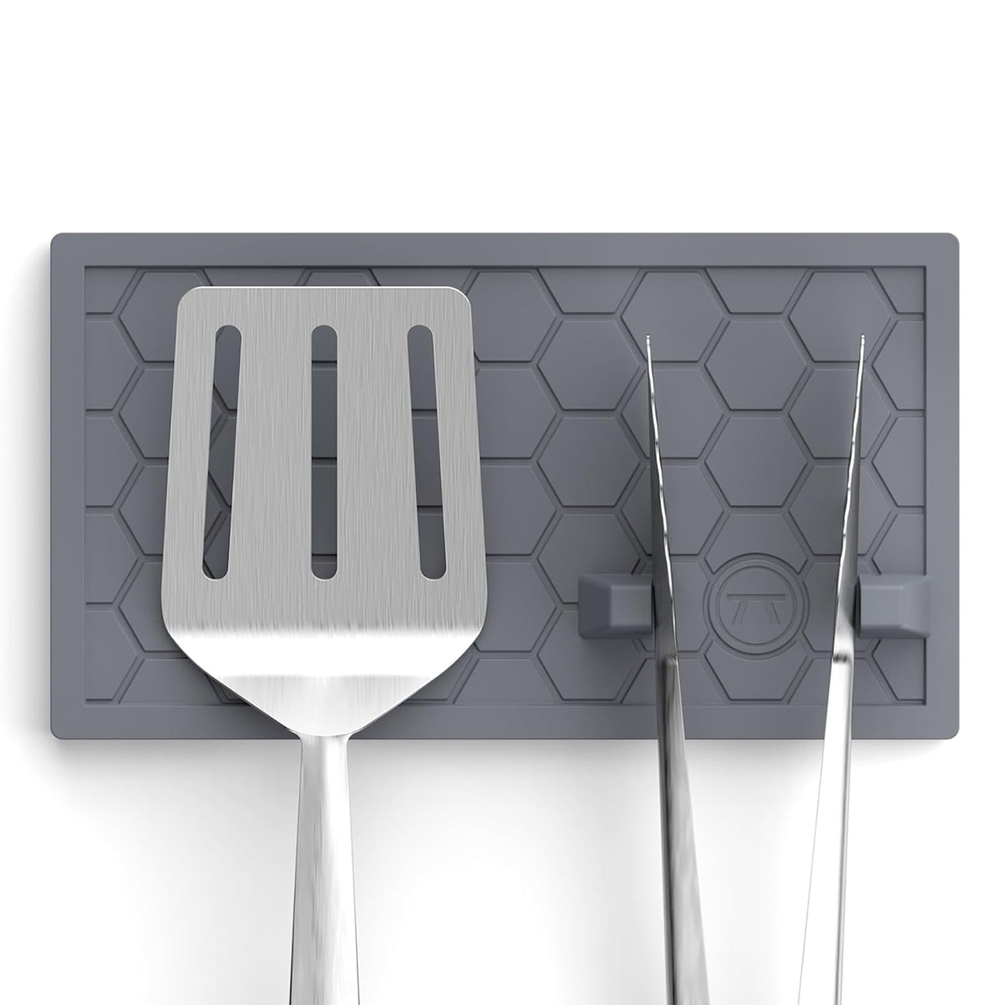 Outset Silicone Grill Mat & Utensil Holder - 9.5" Black 76652