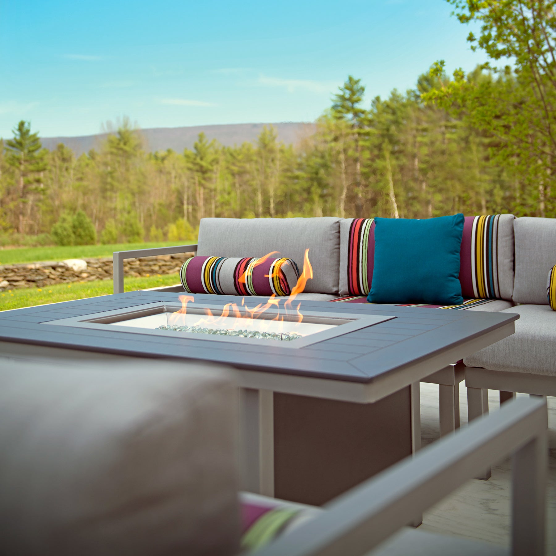 Telescope Casual Outdoor Deep Seating Cushion Patio Furniture Fire Table Pit