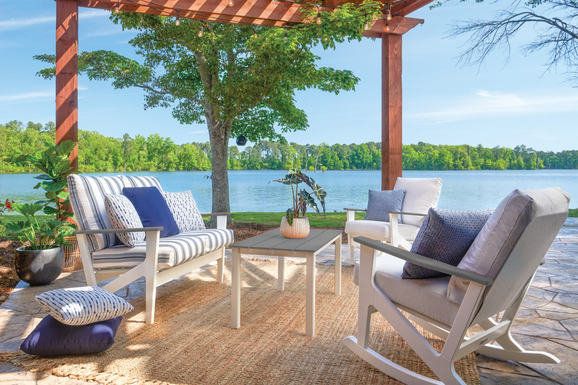 New for 2023 Outdoor Deep Seating Patio Furniture cushion Telescope Casual