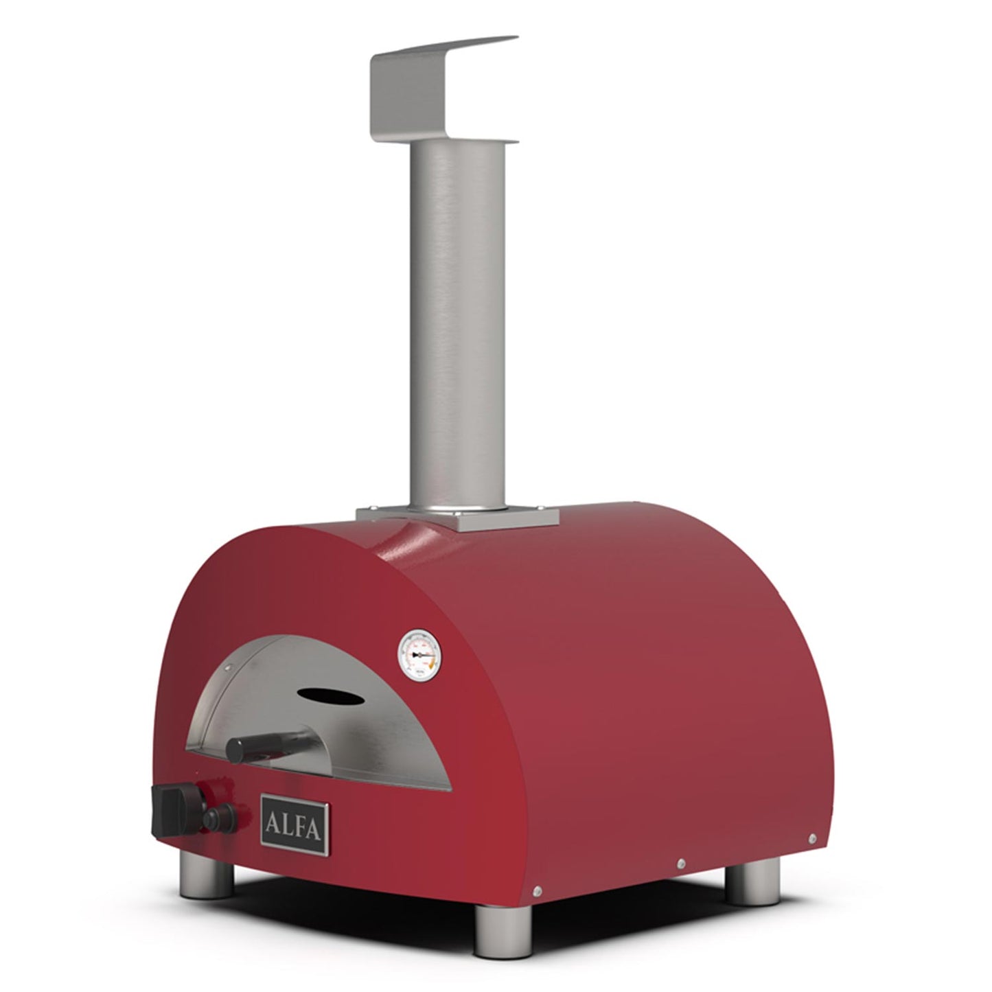 Alfa Moderno Portable Pizza Oven in Antique Red (LP)