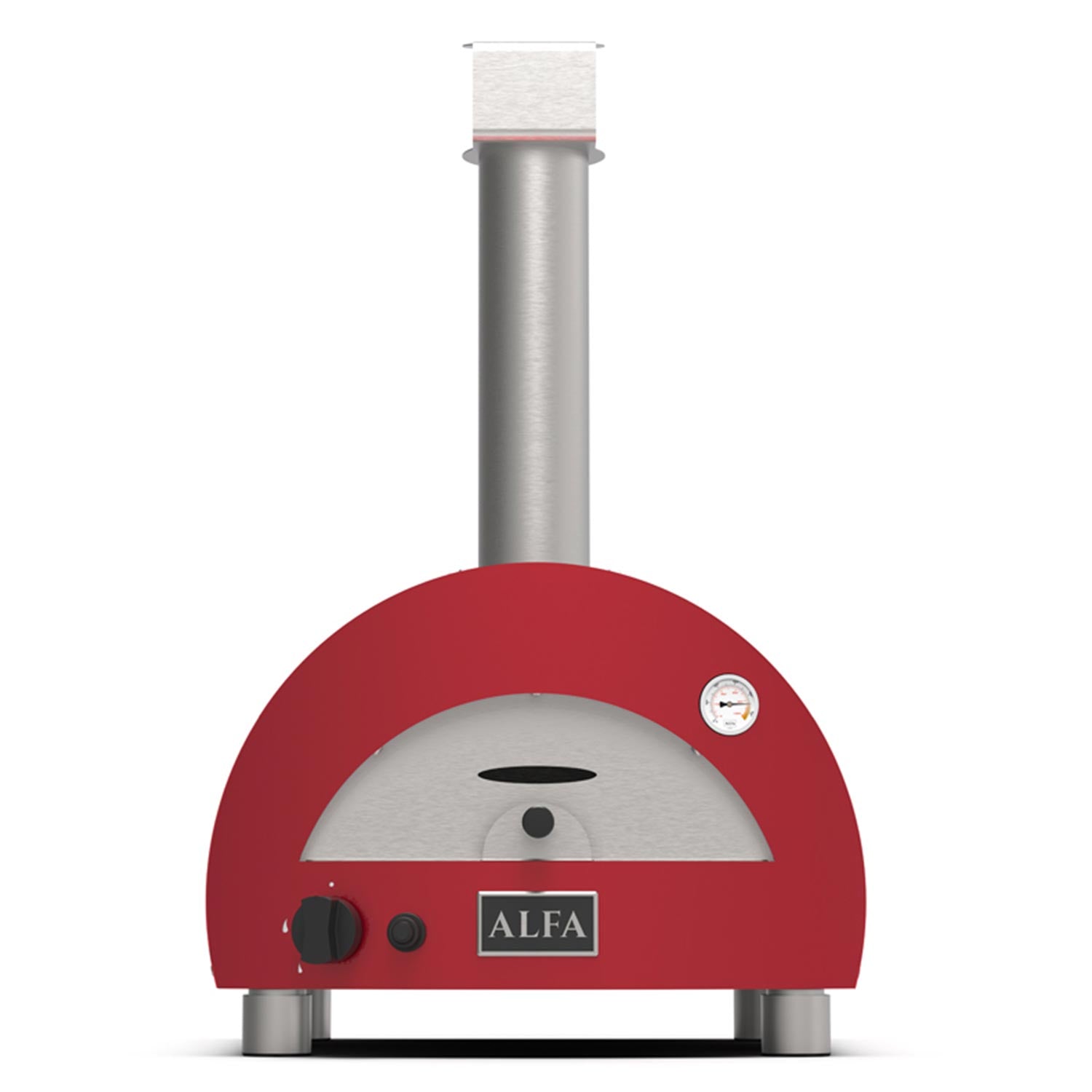 Alfa Moderno Portable Pizza Oven - Antique Red - FXMD-PTPB-GROA-U