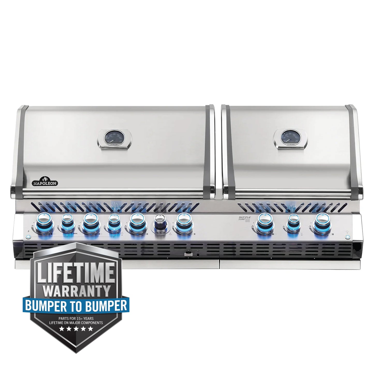 Napoleon Built-In Prestige PRO 825 RBI w/ Infrared Bottom and Rear Burners (Stainless Steel) 9-Burner