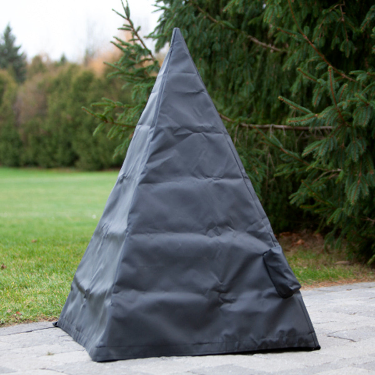 Iron Embers Heavy Duty Tarp Cover - 5ft Pyramid Fireplace