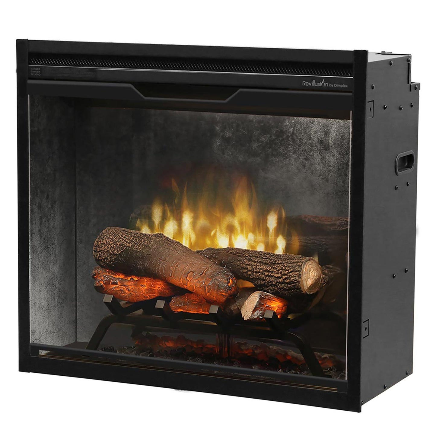 Dimplex Revillusion 24-inch Built-in Firebox, Weathered Concrete RBF24DLXWC