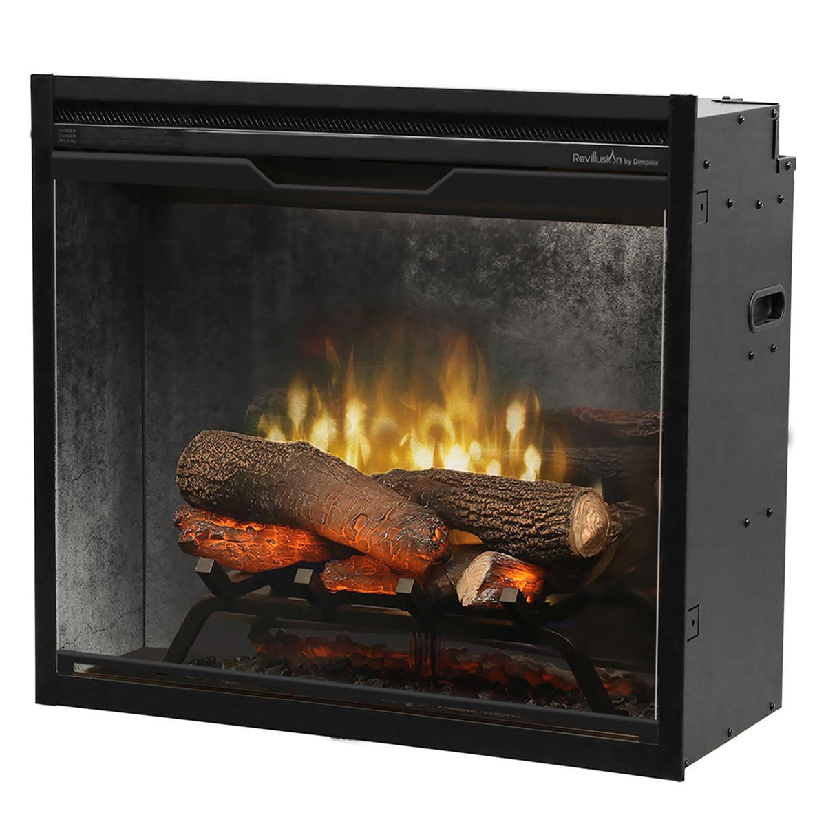 Dimplex 24 Revillusion Weathered Concrete Electric Firebox RBF24DLXWC –  Outdoor Home