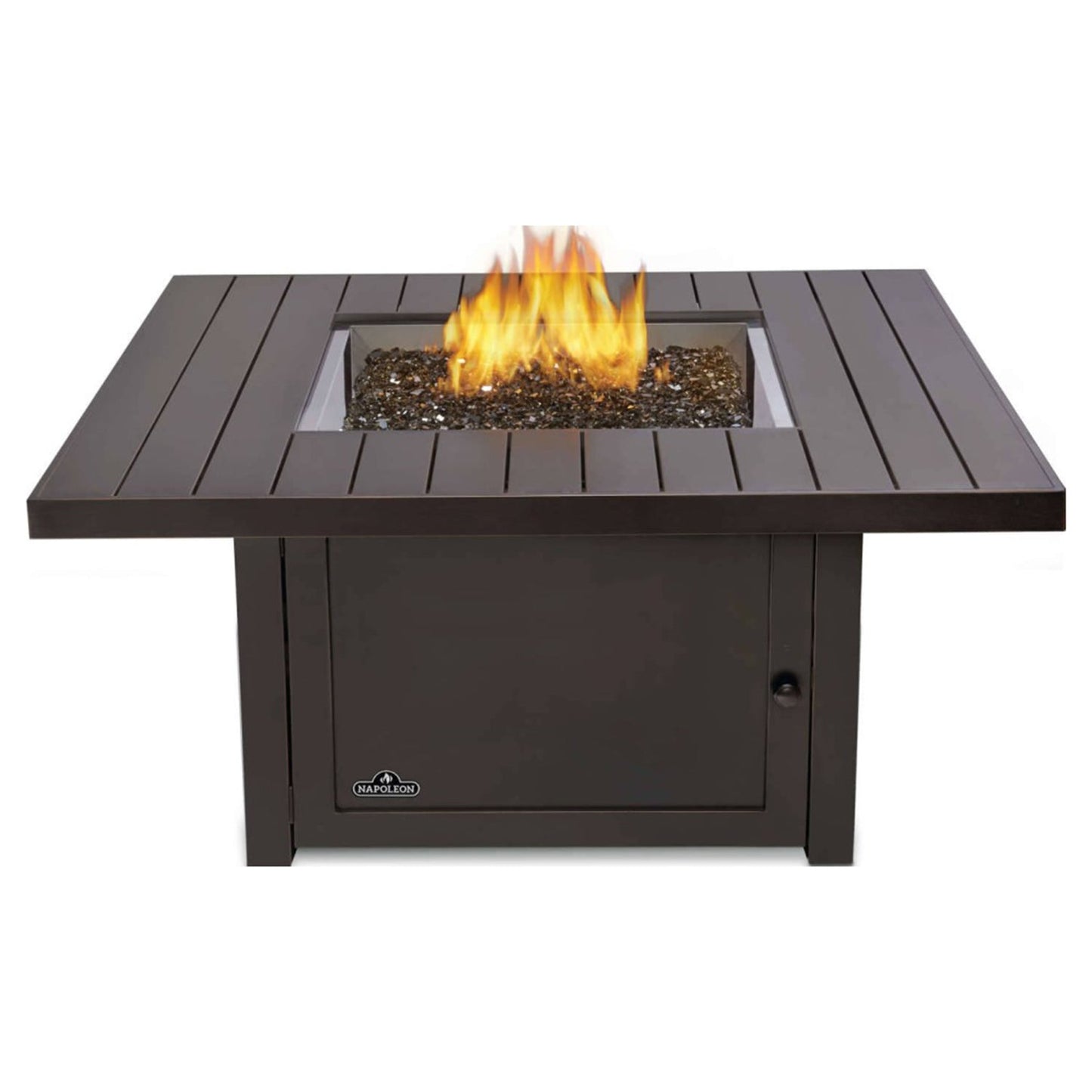 St. Tropez Square Patioflame Table w/ Glass Wind Guard