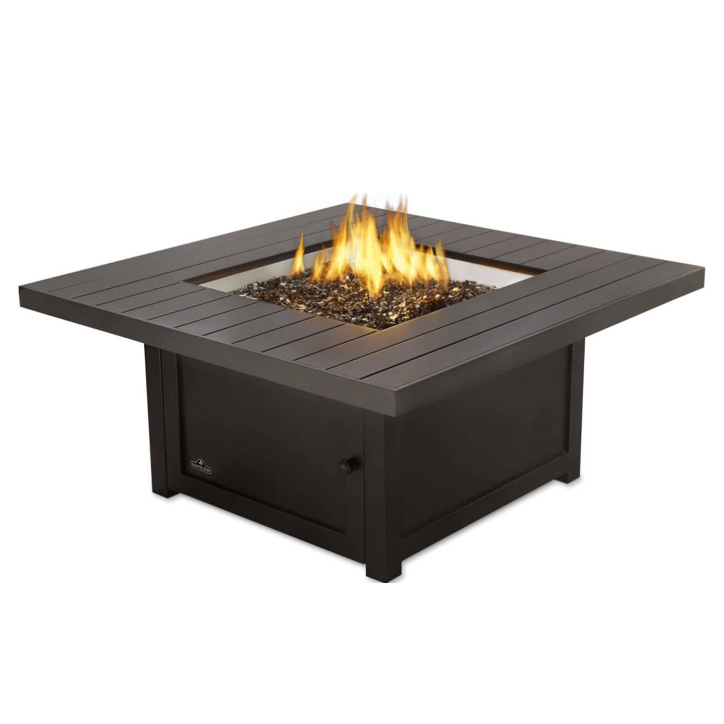 St. Tropez Square Patioflame Table w/ Glass Wind Guard
