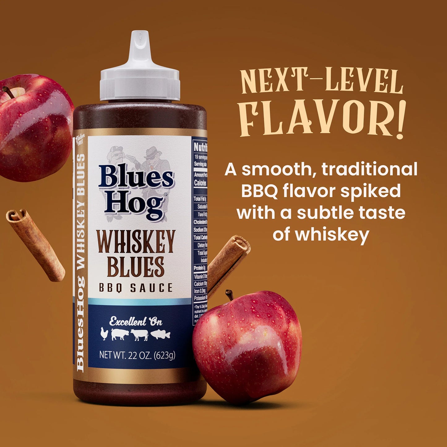 Blues Hog Whiskey Blues BBQ Sauce (22 oz) Squeeze Bottle