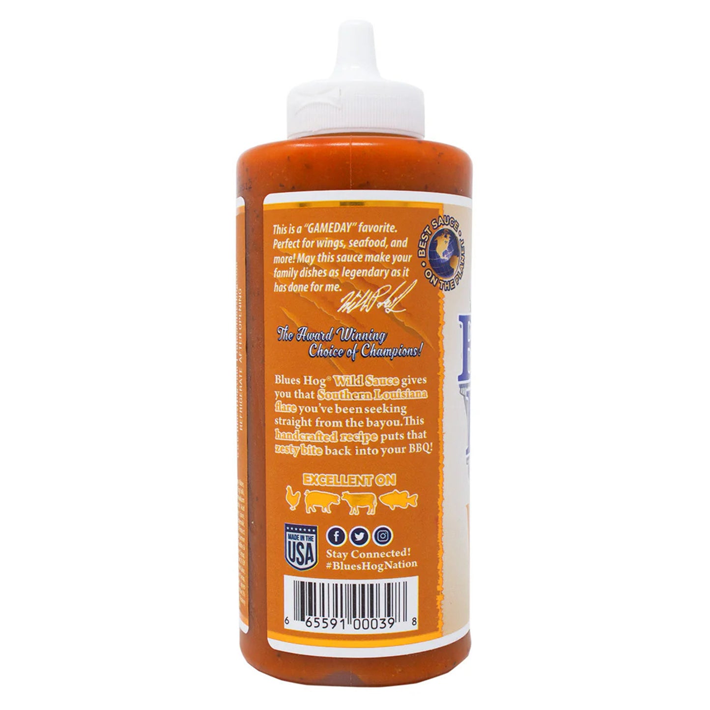Blues Hog Wild Wing Sauce (18.5oz) Squeeze Bottle