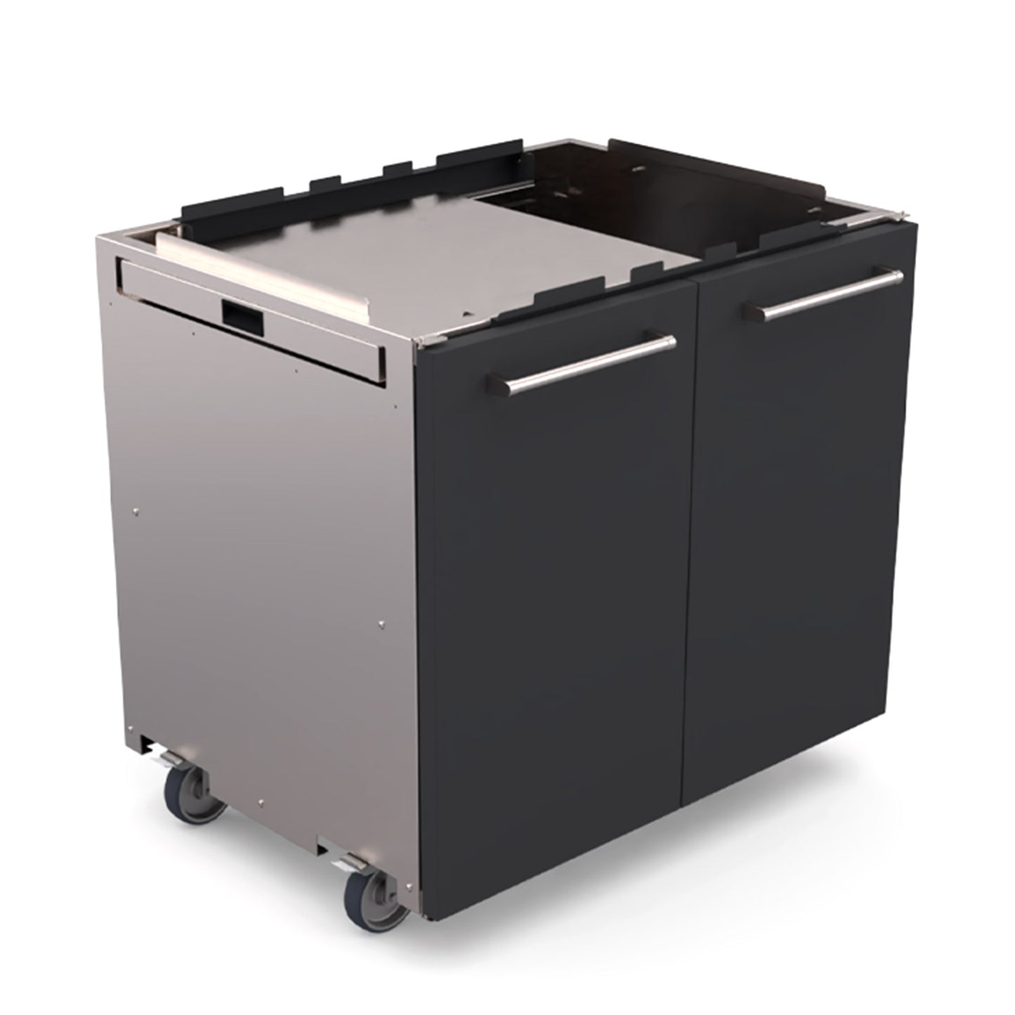 Base for Genio Multi-Fuel Pizza Oven (Stainless/Black)