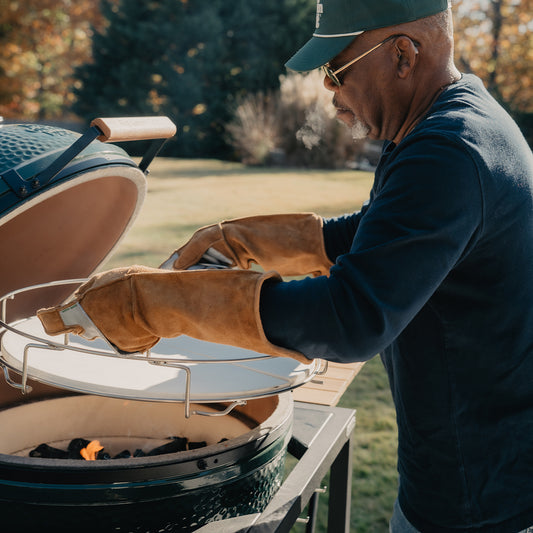 Dual Zone Deflector Kit for Big Green Egg