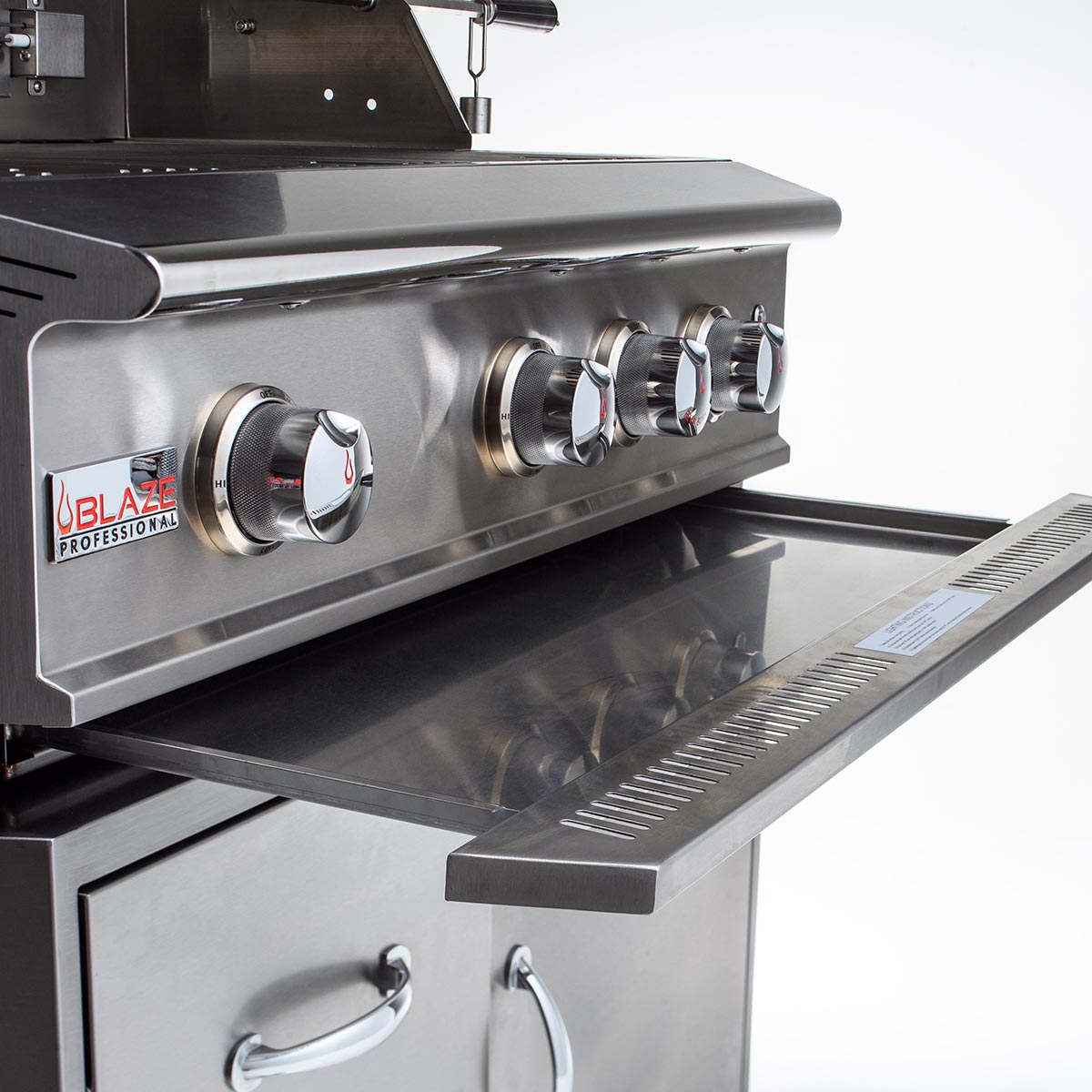 Blaze PRO 34" 3-Burner Built-In Gas Grill w/ Grill Cart