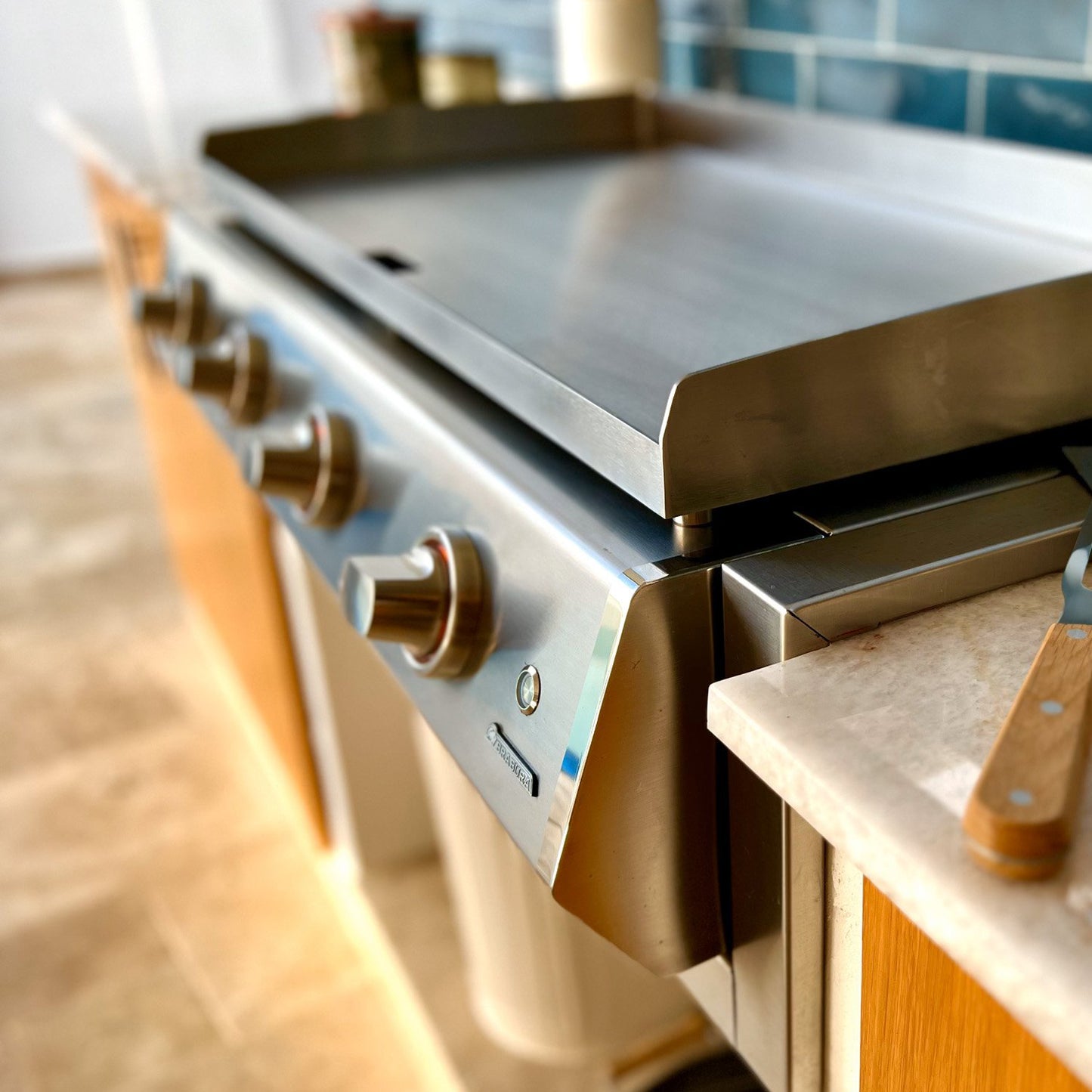 Brabura 40 Gas Griddle (Stainless Steel)