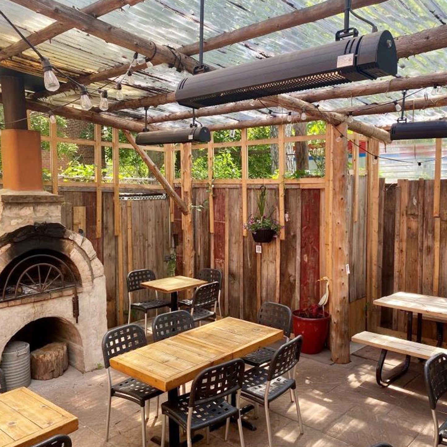 Aura CF40240B Carbon Fiber Infrared Heater w/ 2 Level Remote