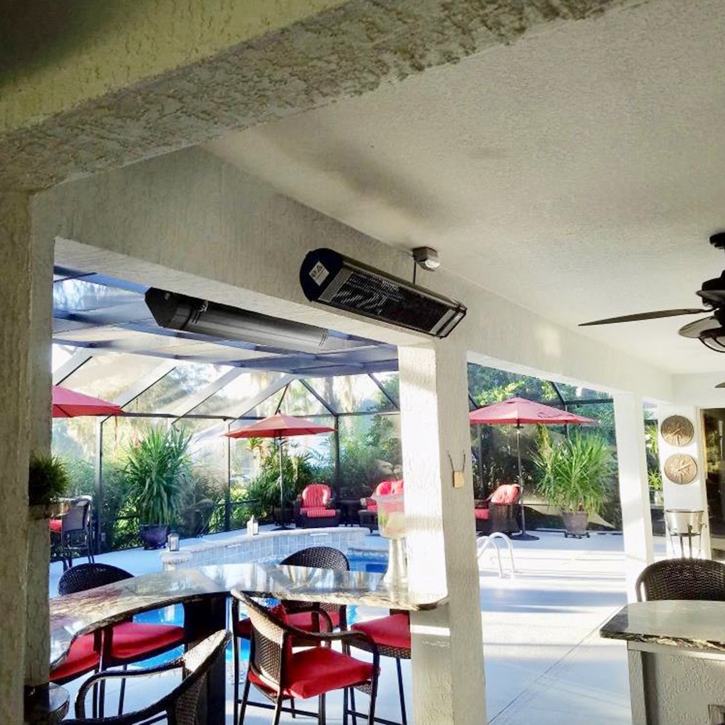 Aura CF40240B Carbon Fiber Infrared Heater w/ 2 Level Remote