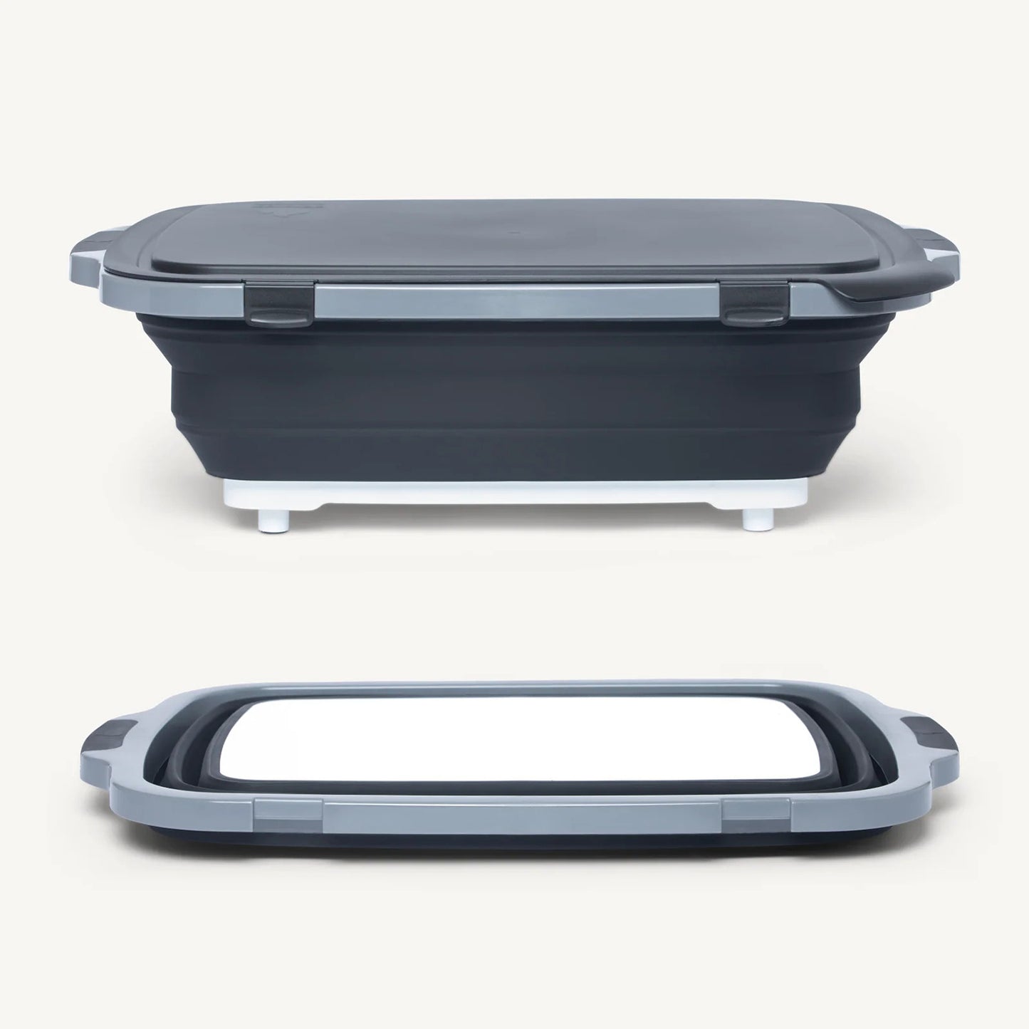 Drip EZ Collapsible Prep Tub V2 w/ Locking Lid + Cutting Board