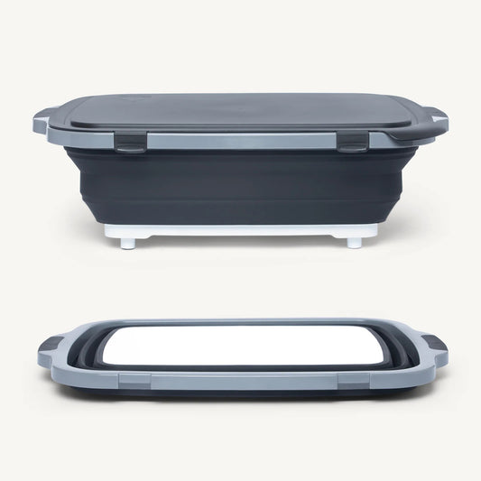 Drip EZ Collapsible Prep Tub V2 w/ Locking Lid + Cutting Board