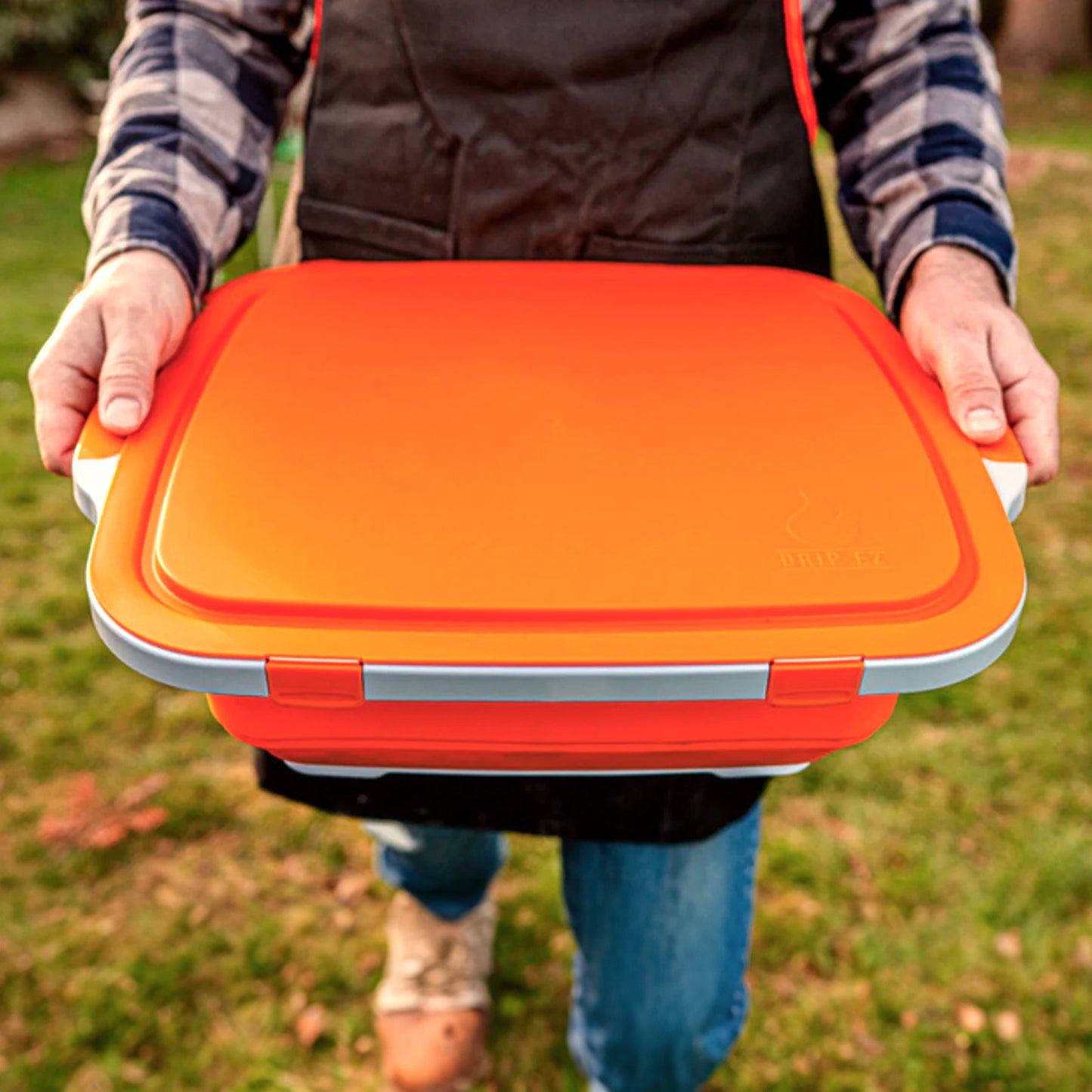 Drip EZ Collapsible Prep Tub V2 w/ Locking Lid + Cutting Board