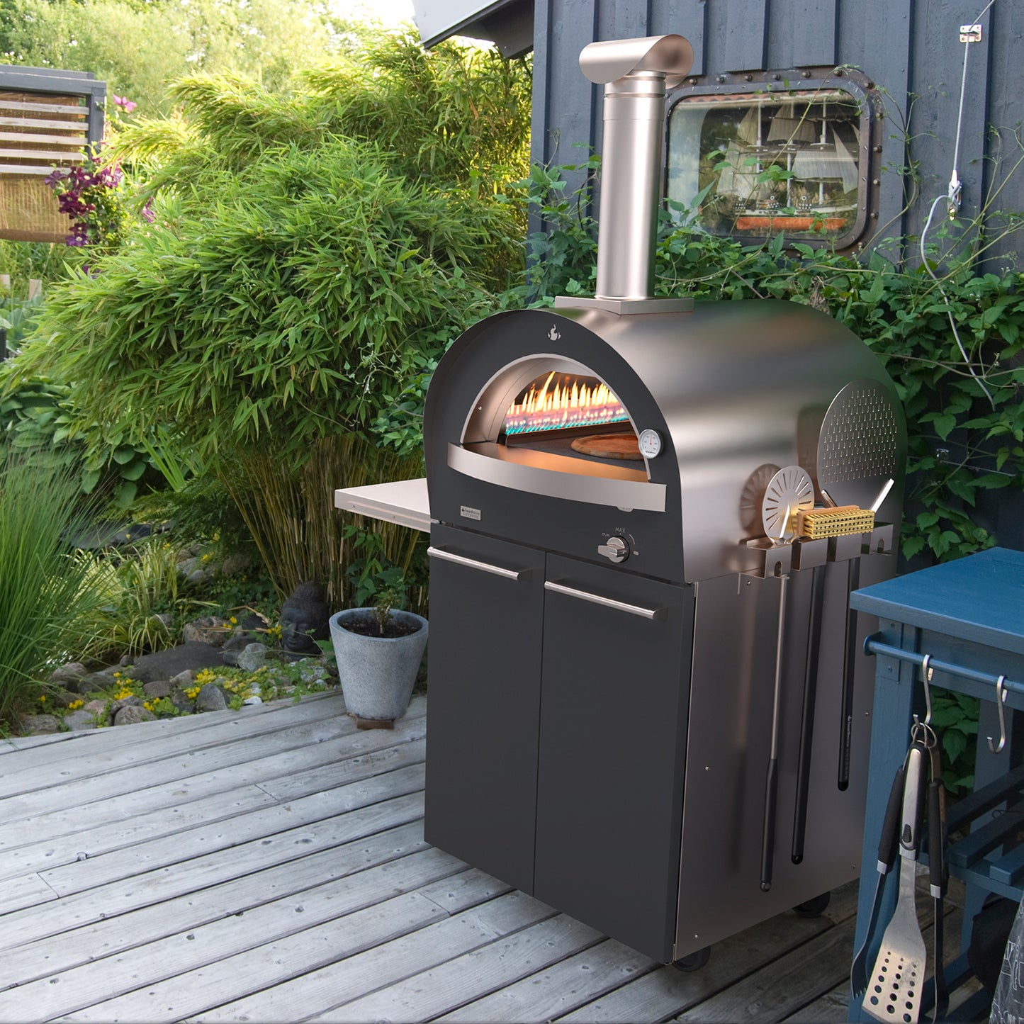 Hearthstone Genio Multi-Fuel Pizza Oven 3.4 w/ Rolling Base