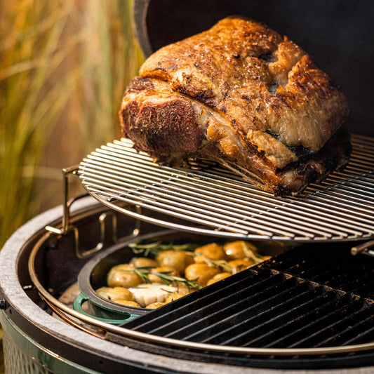 Half Moon convEGGtor for Medium Big Green Egg