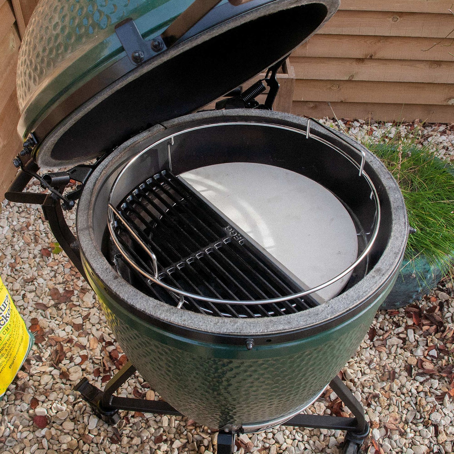 Half Moon convEGGtor for Large Big Green Egg