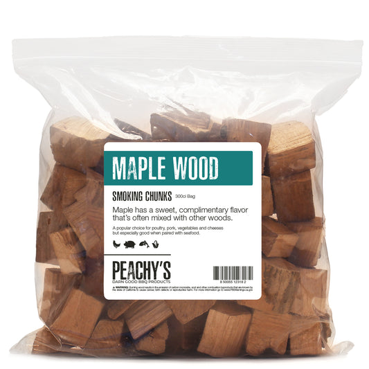 MAPLE Chunks | 300ci Bag of Premium Smoking Woods by PEACHY'S