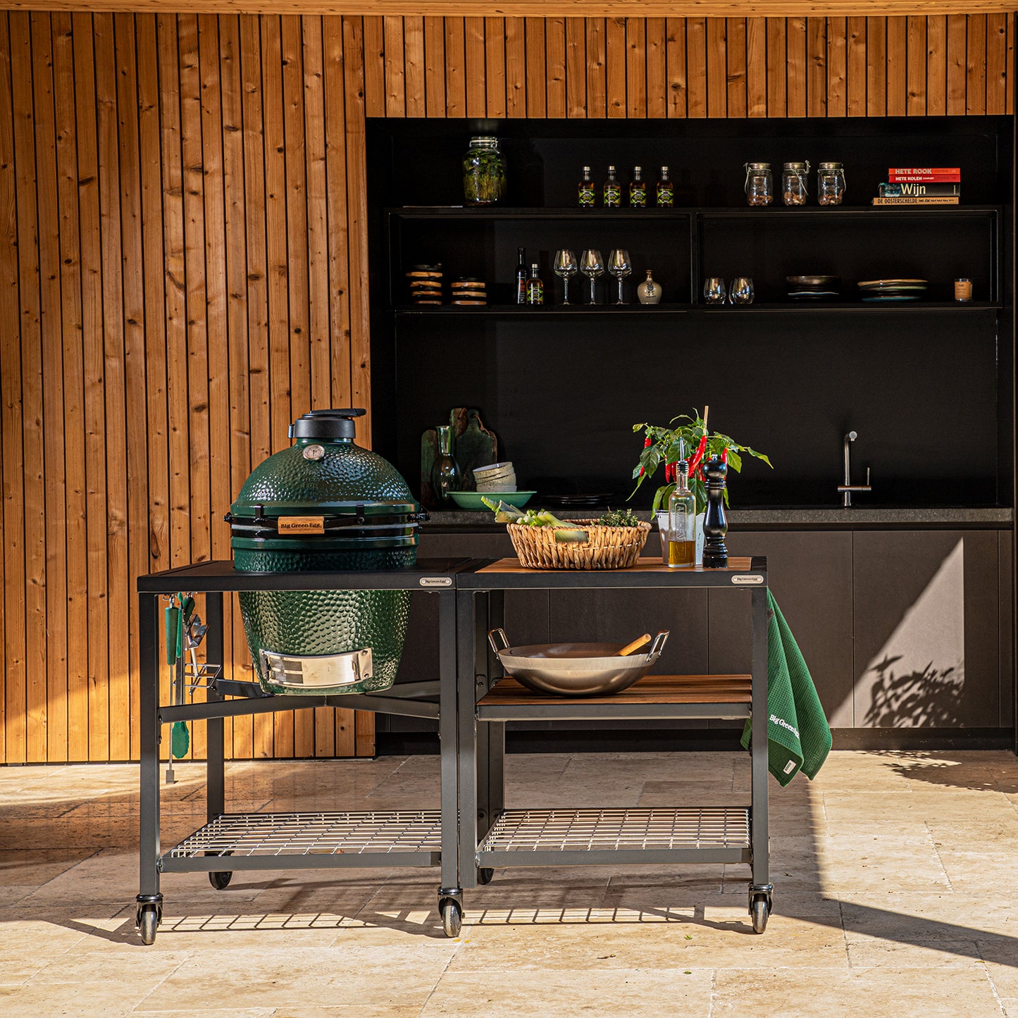 Modular Nest Frame for Medium Big Green Egg