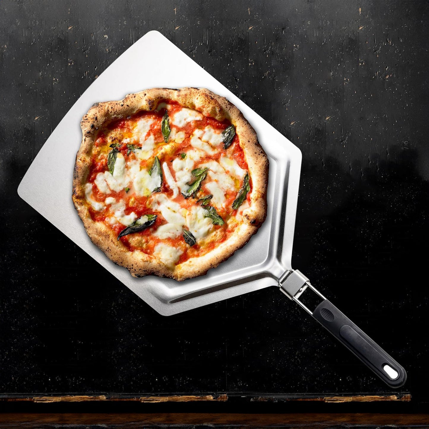Outset Metal Pizza Paddle with Folding Handle (25.5" x 13") 66614