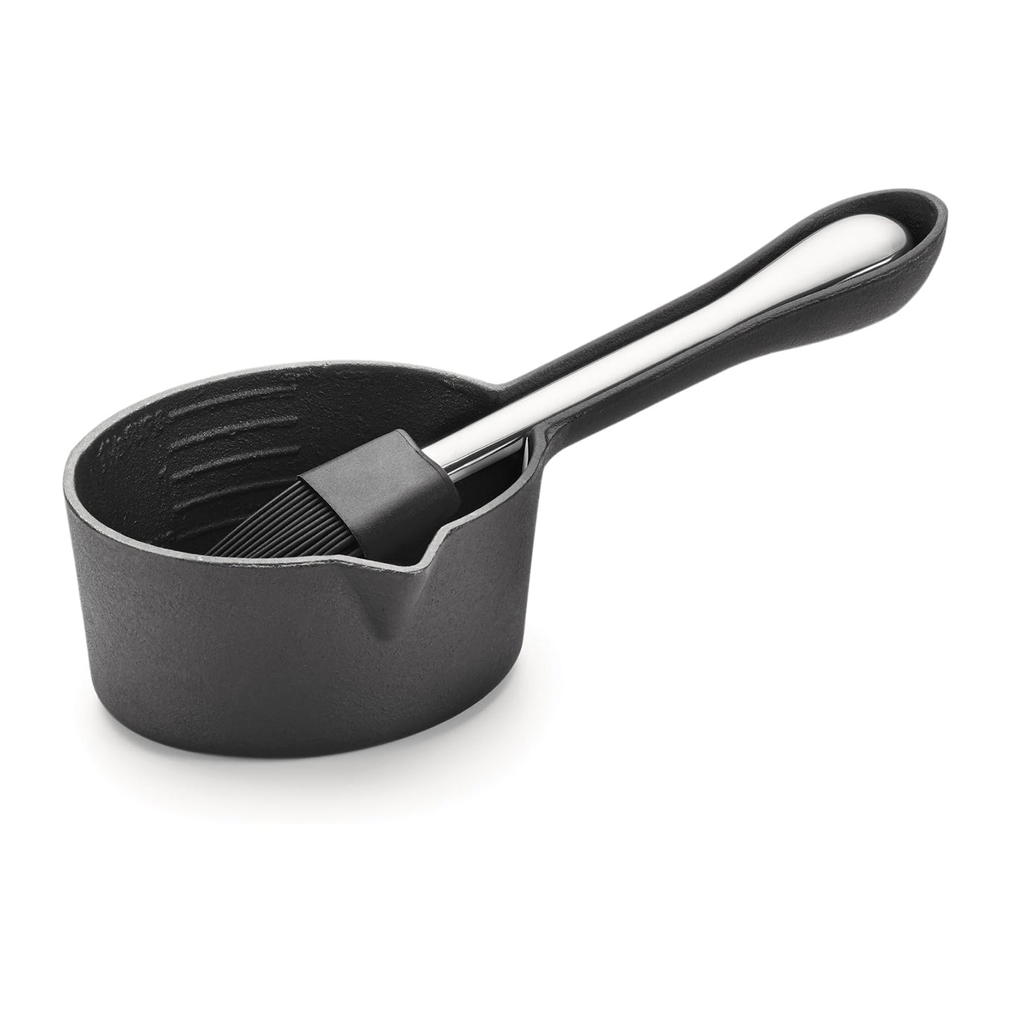Outset Cast Iron Basting Pot & Brush