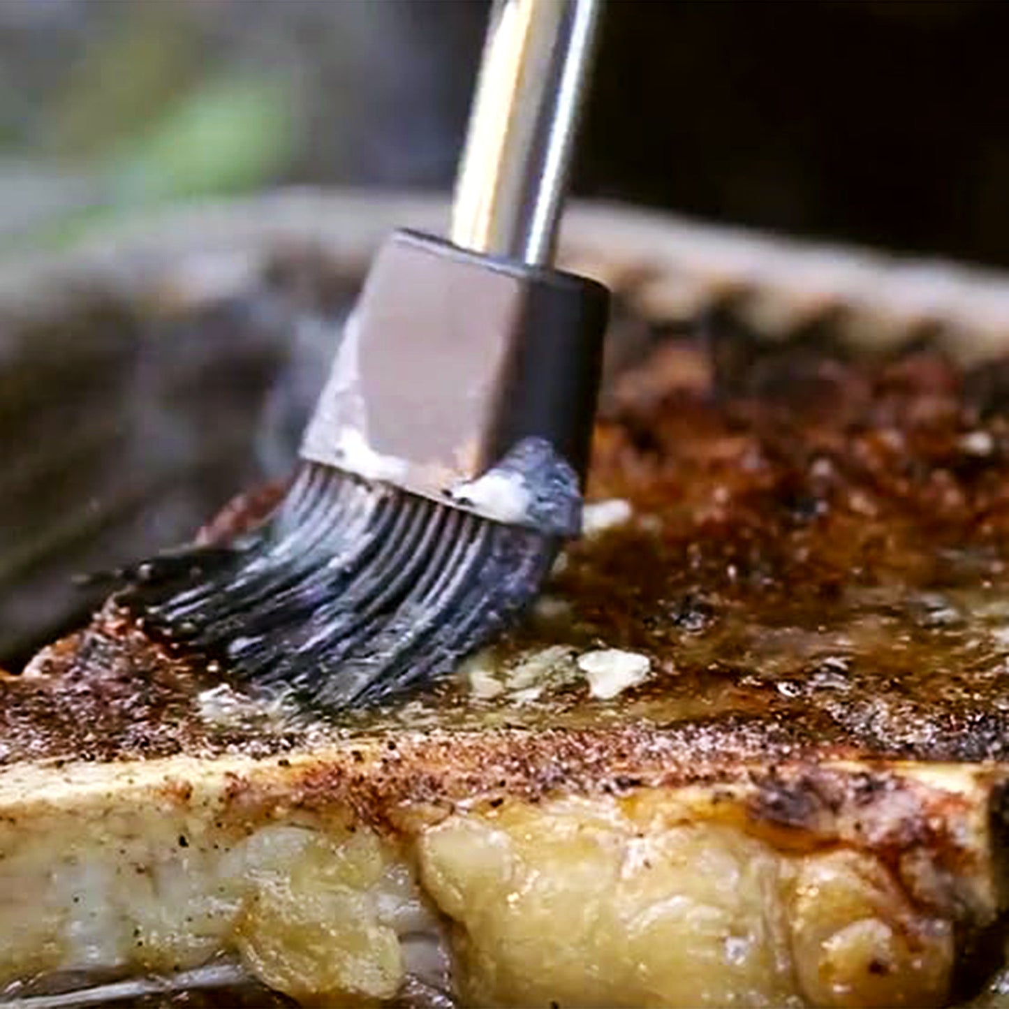 Outset Cast Iron Basting Pot & Brush