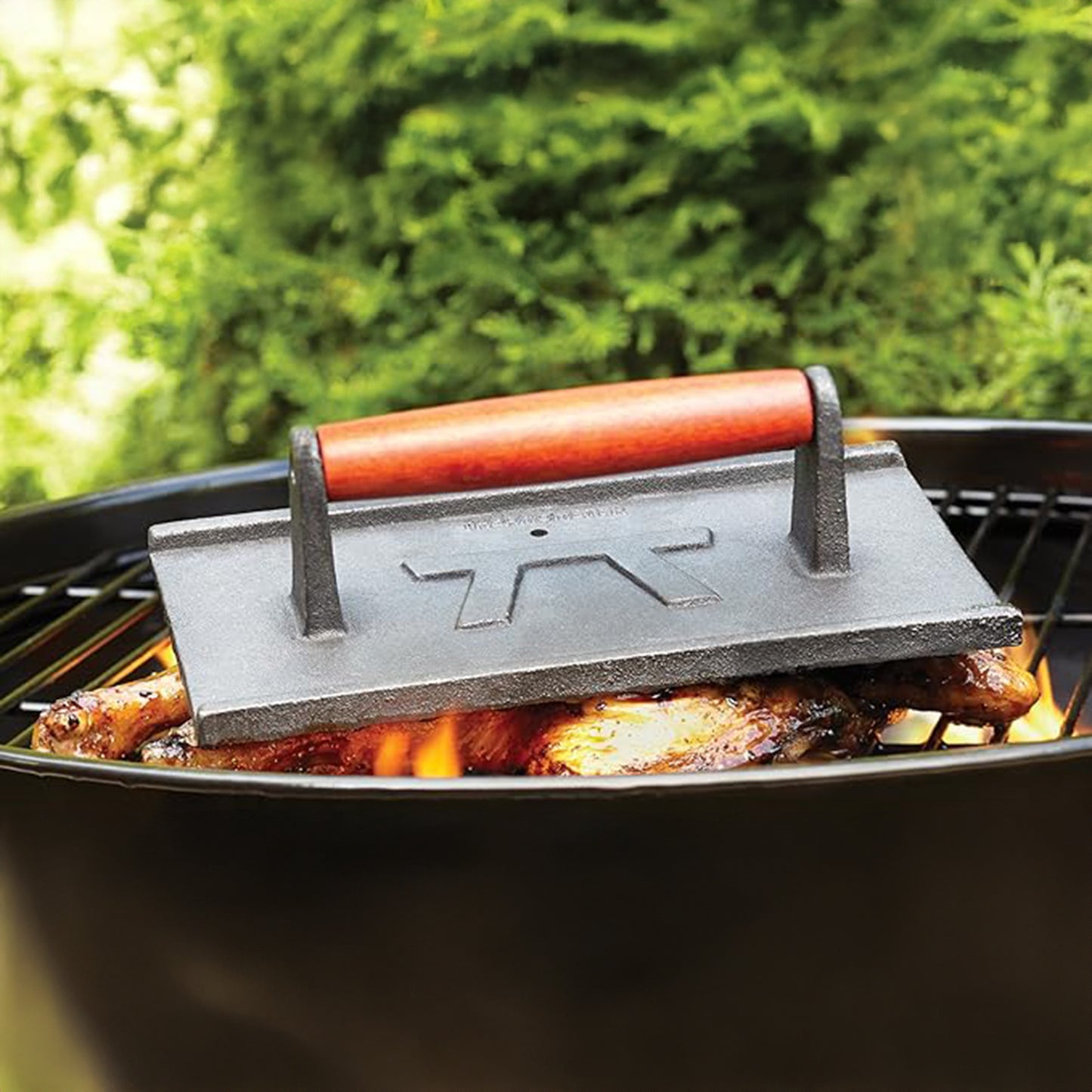Outset Q111 Rectangular Grill Press (Cast Iron)