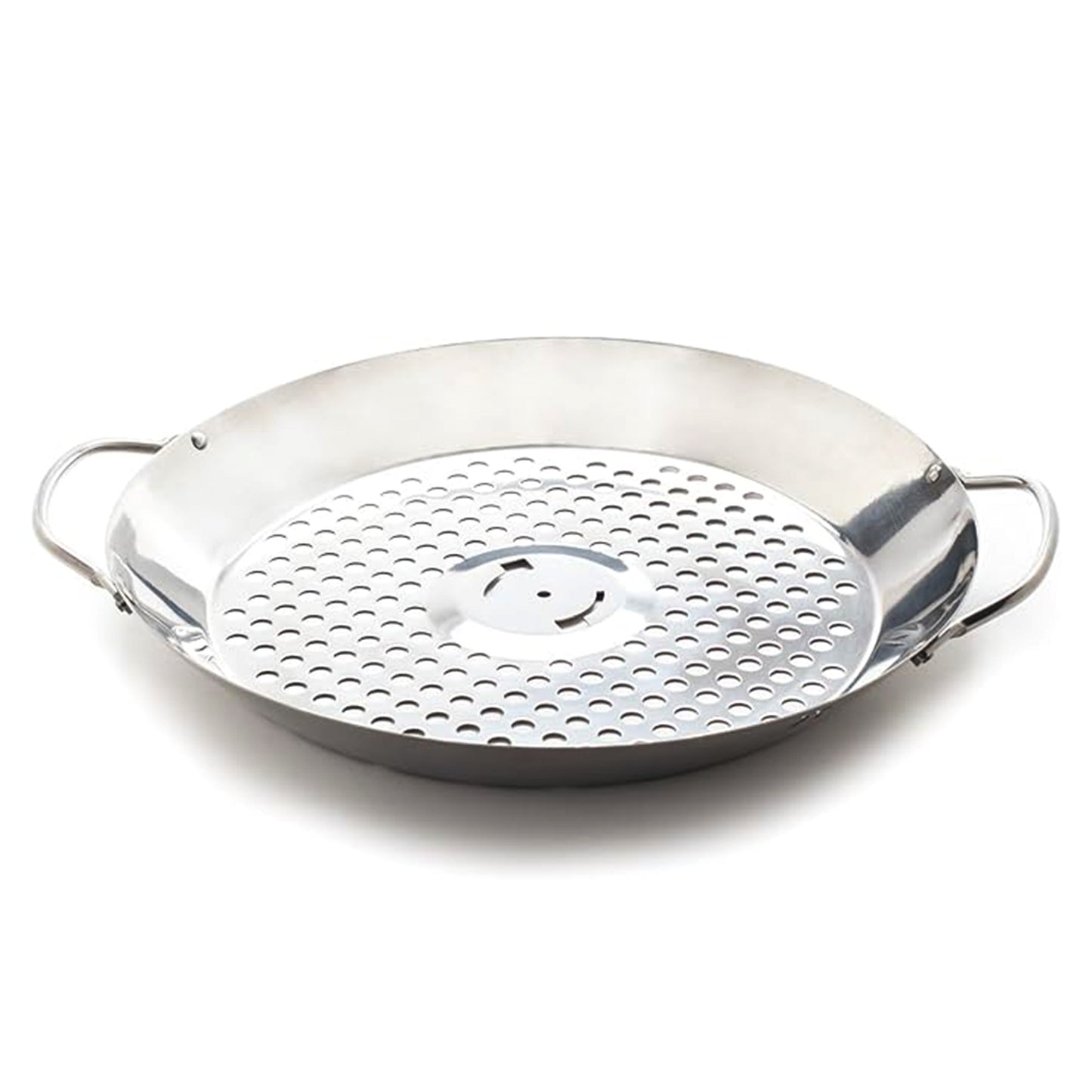 Outset QS56 2-IN-1 Roasting Wok Stainless Steel