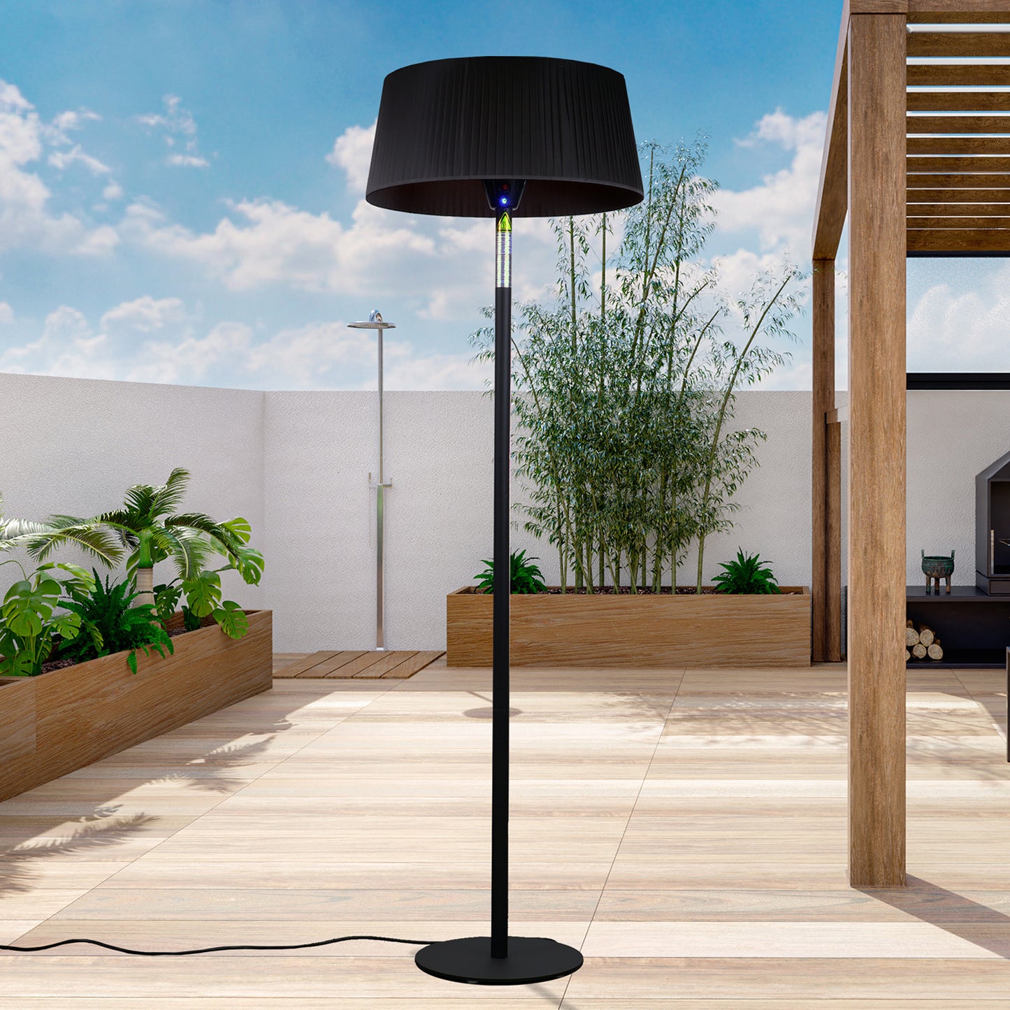 Paragon Outdoor GLOW Freestanding Infrared Heat Lamp (Black) OH-E815B