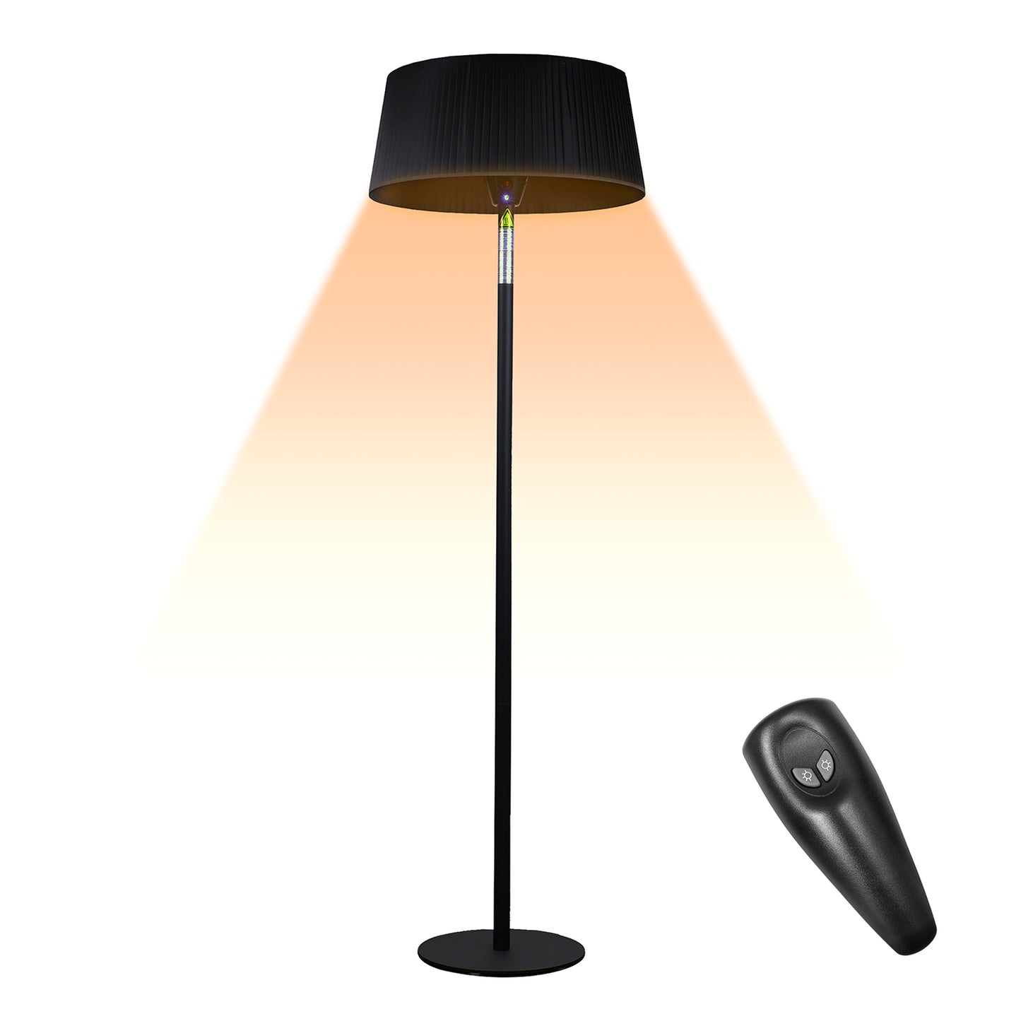 Paragon Outdoor GLOW Freestanding Infrared Heat Lamp (Black) OH-E815B