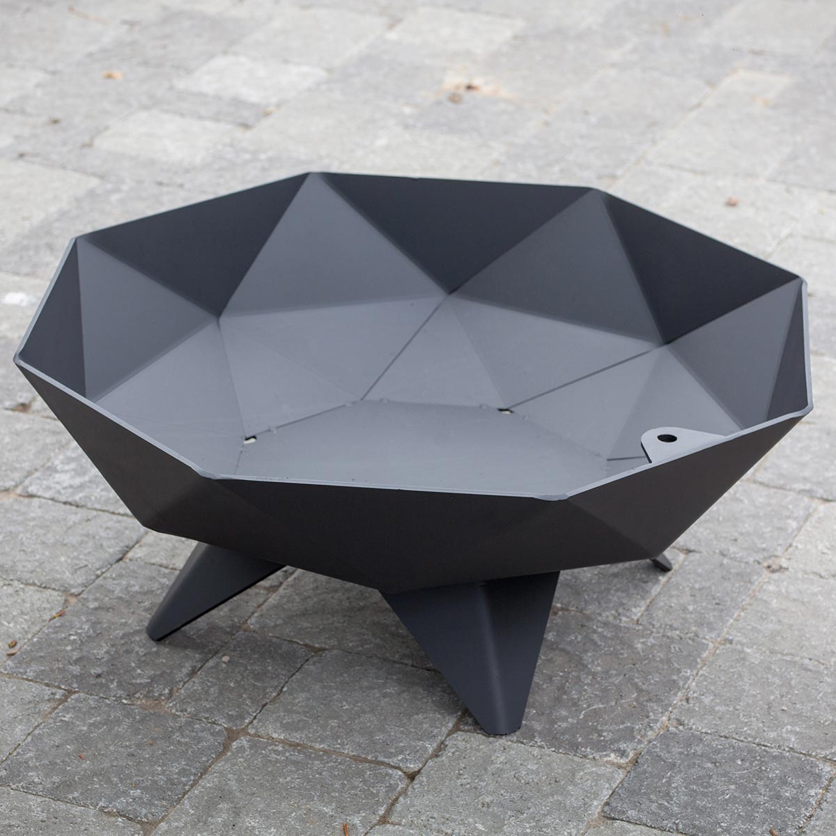 Iron Embers 3' Polygon Fire Pit Package with Spark Screen (No Door)