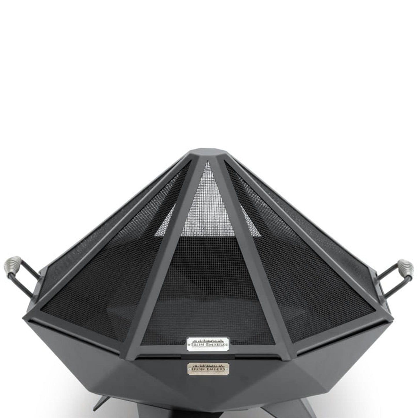 Iron Embers 3' Polygon Fire Pit Package with Spark Screen (No Door)
