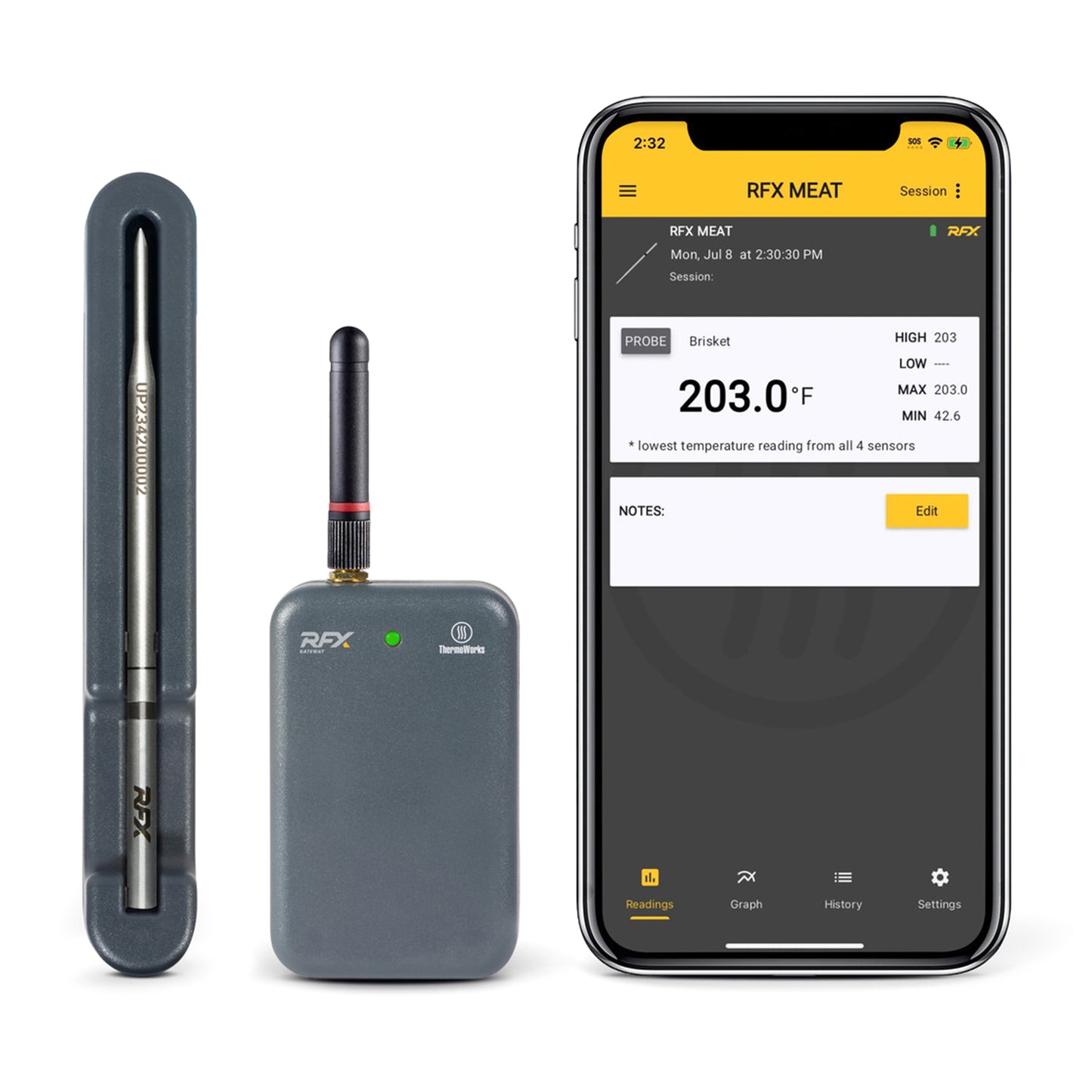 ThermoWorks RFX™ Wireless Probe Starter Kit