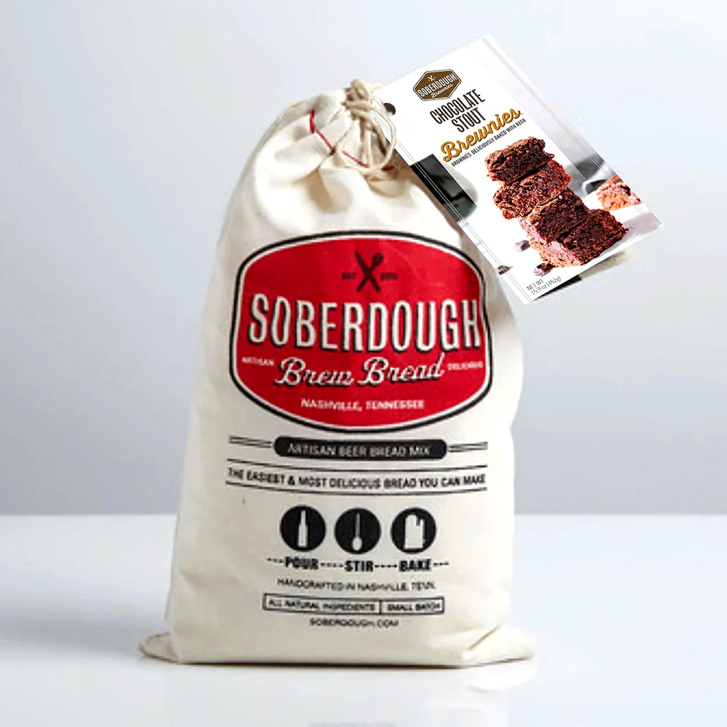 Chocolate Stout BREWnies Soberdough
