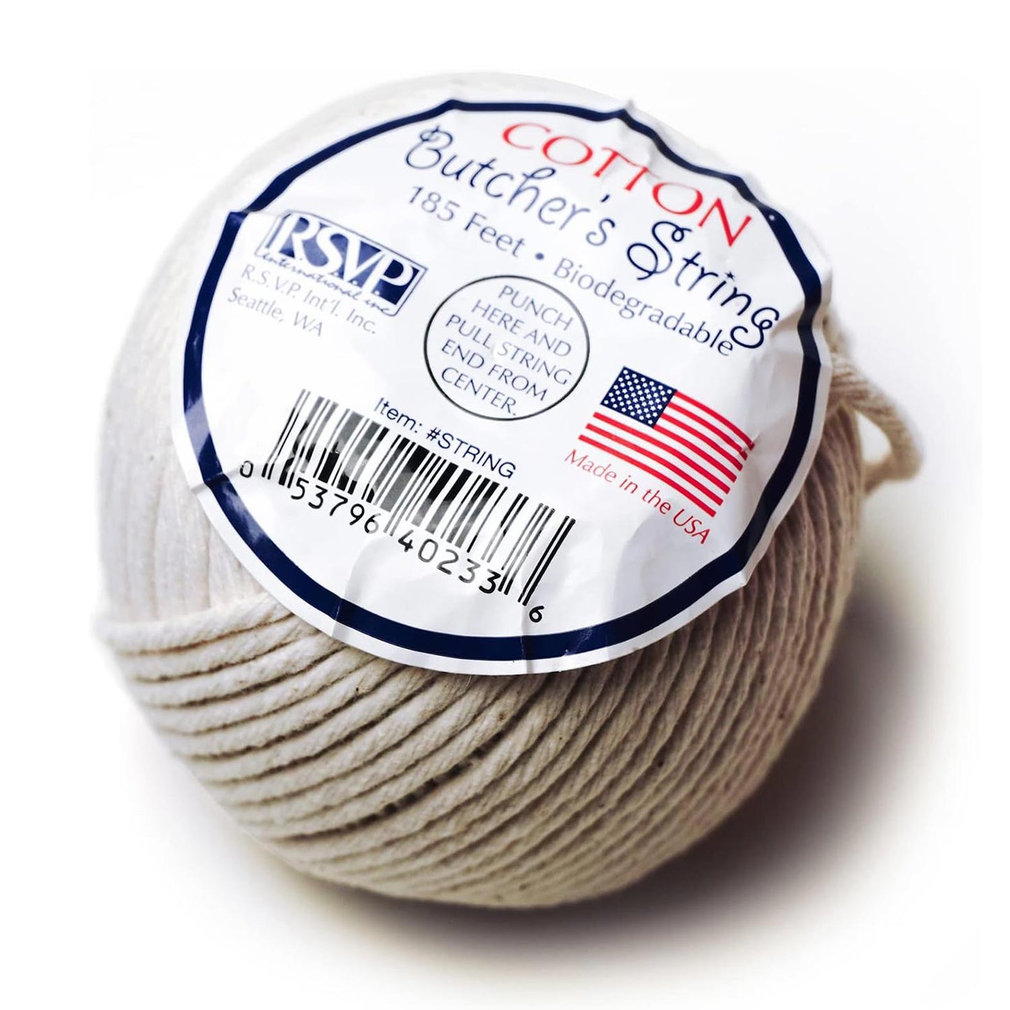 RSVP Cotton Food Safe Butcher’s String (185ft)