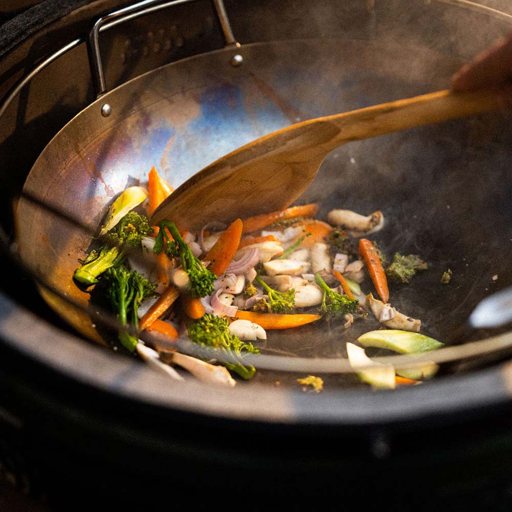 Carbon Steel Wok & Bamboo Wok Shovel