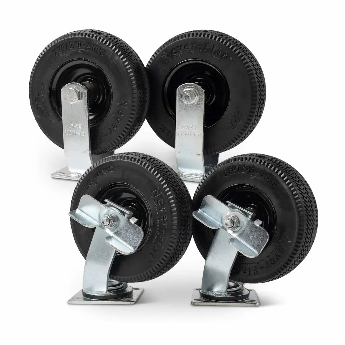 Yoder Smokers 8" Flat Free Swivel Wheel (Fits YS480s & YS640s Comp Carts)